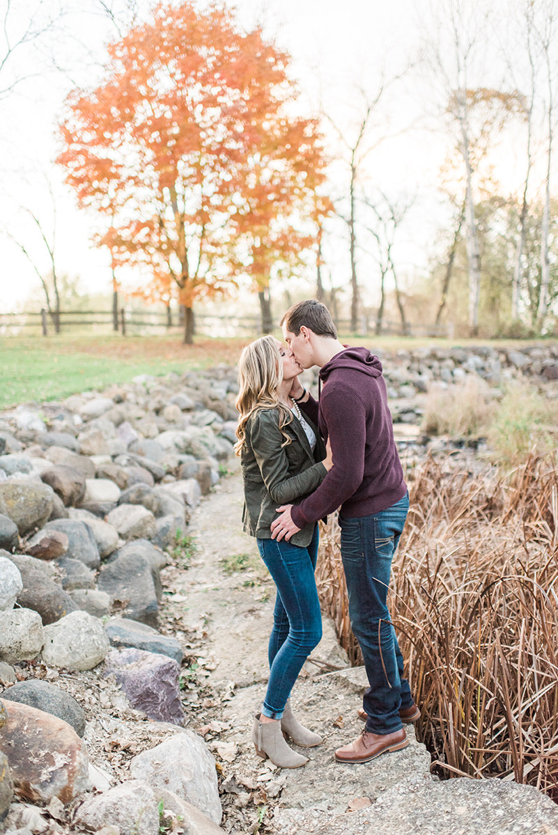 Beckman Mill - Beloit, WI Engagement Photographer