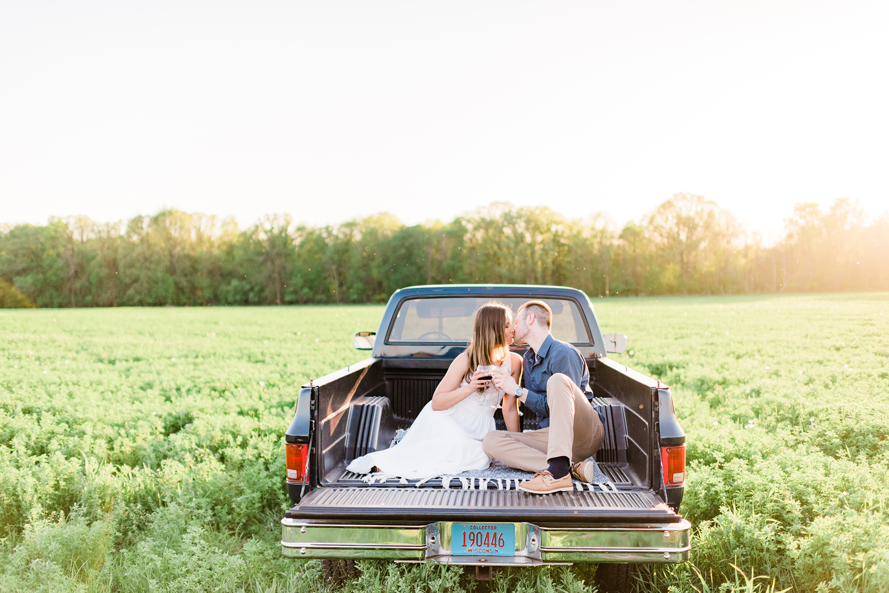 Elkhart Lake Engagement Session - Larissa Marie Photography