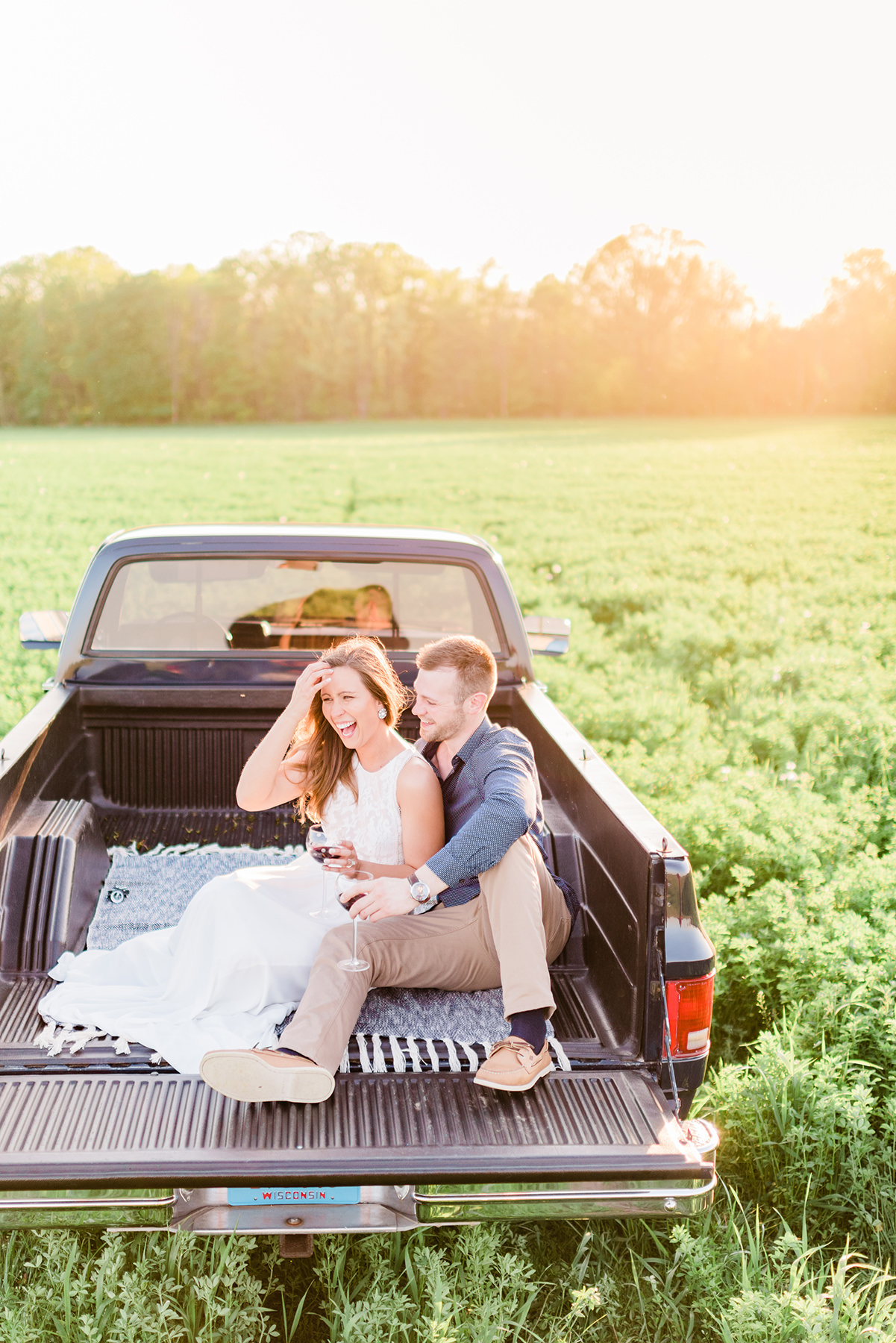 Elkhart Lake Engagement Session - Larissa Marie Photography