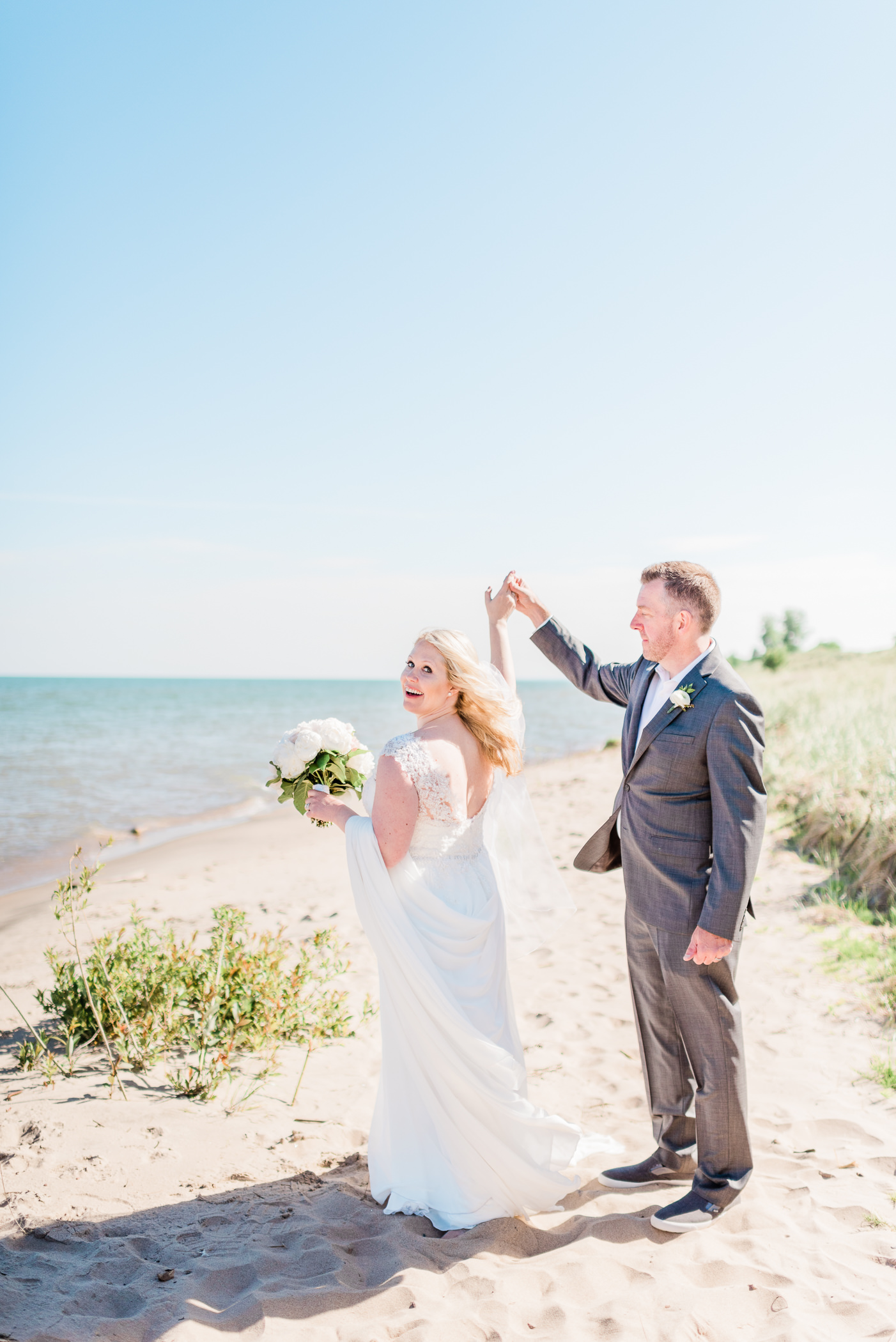 Kohler-Andrae State Park Wedding Photographer - Larissa Marie Photography