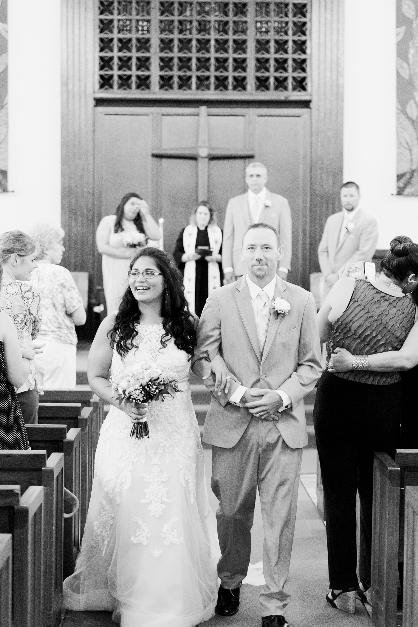 Platteville First Congregational Church wedding photographers - Larissa Marie Photography