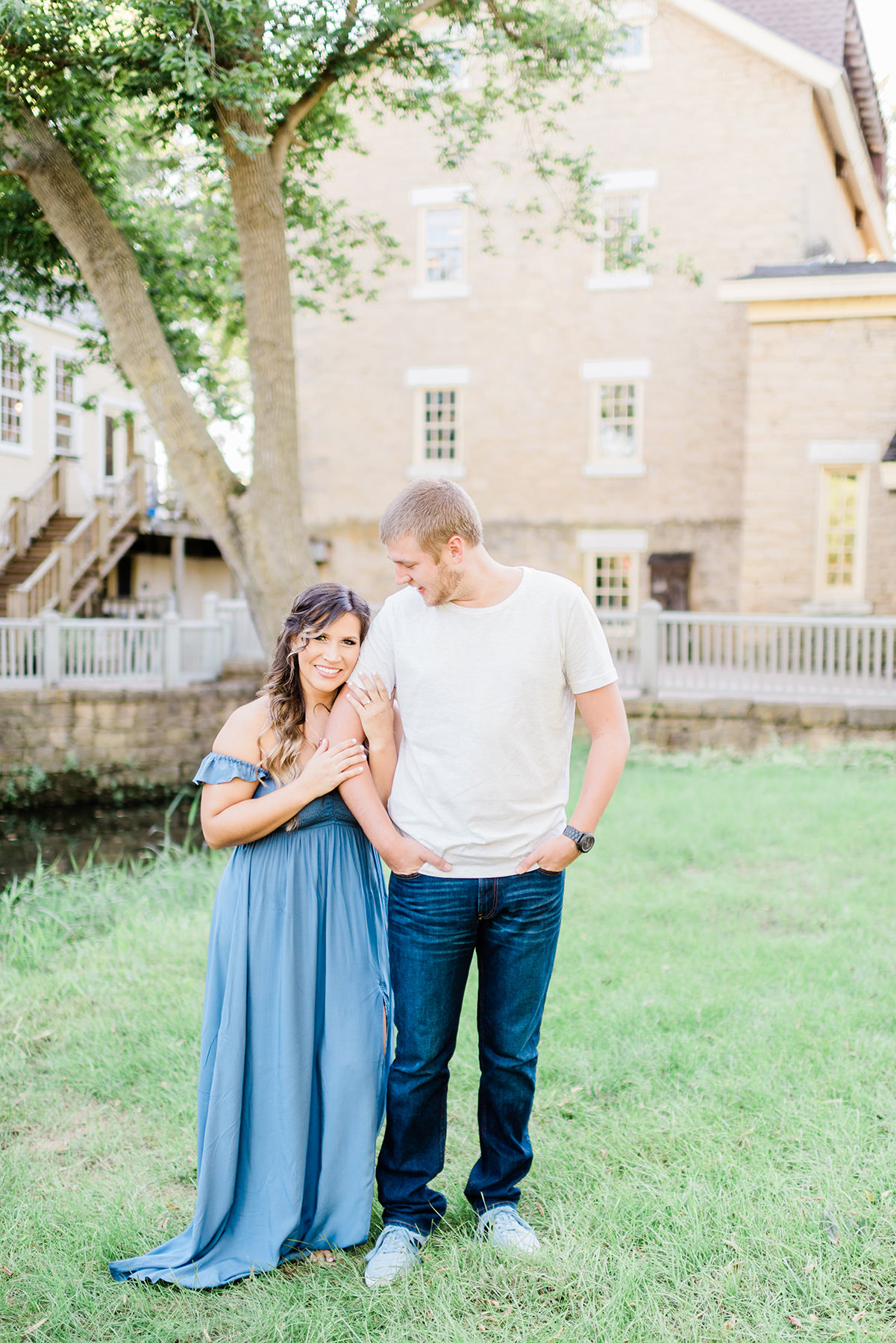 Paoli Mill and Terrace Engagement Pictures