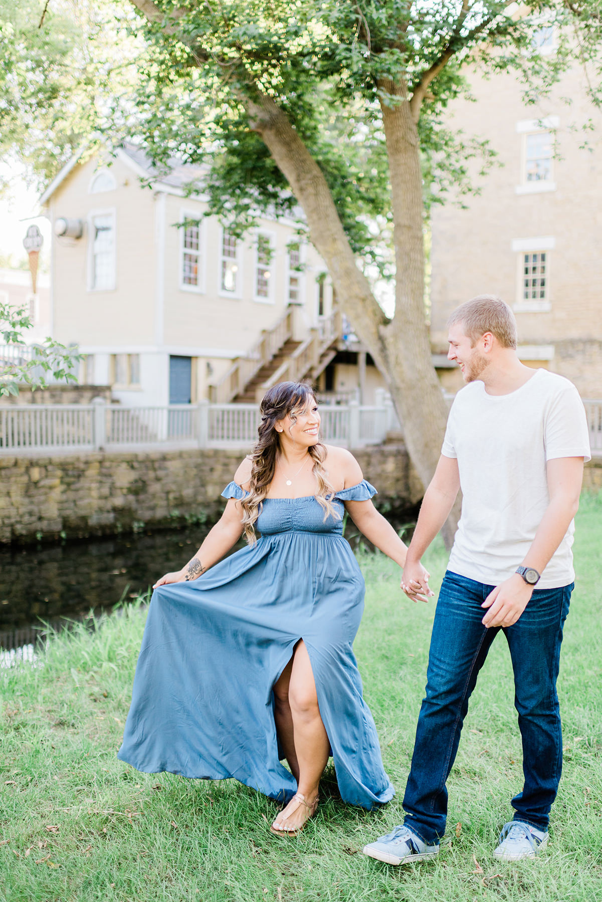 Paoli Mill and Terrace Engagement Pictures