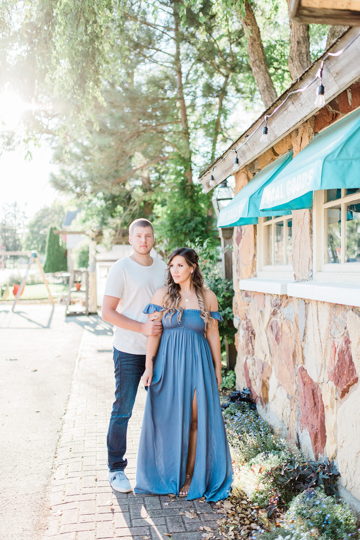 Paoli Mill and Terrace Engagement Pictures