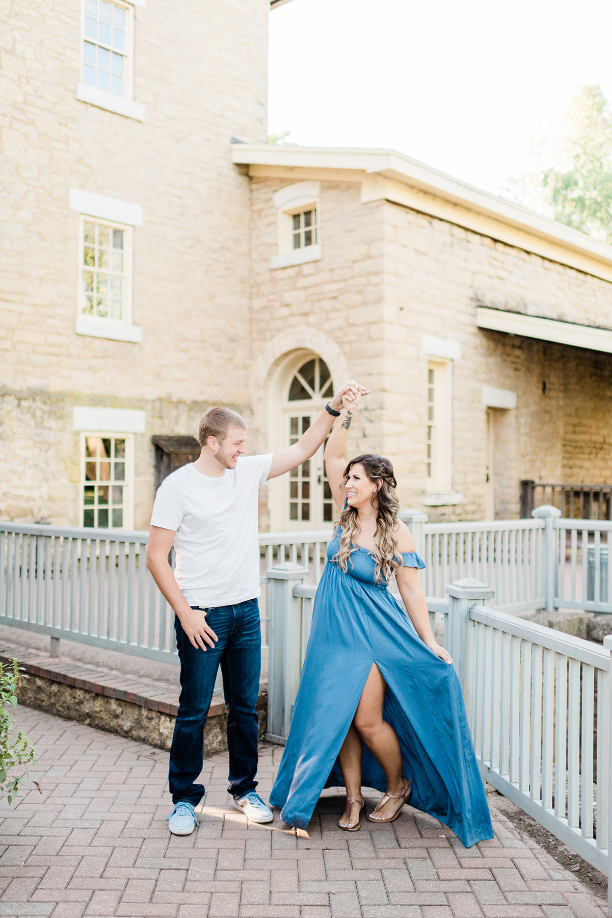 Paoli Mill and Terrace Engagement Pictures