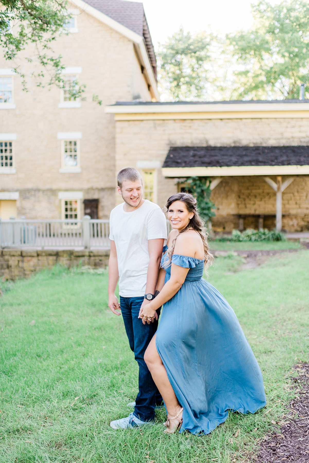 Paoli Mill and Terrace Engagement Pictures