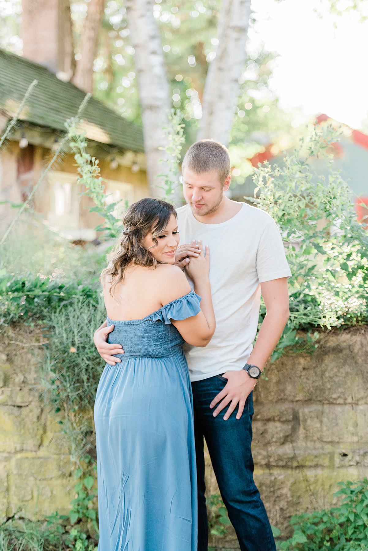 Paoli Mill and Terrace Engagement Pictures