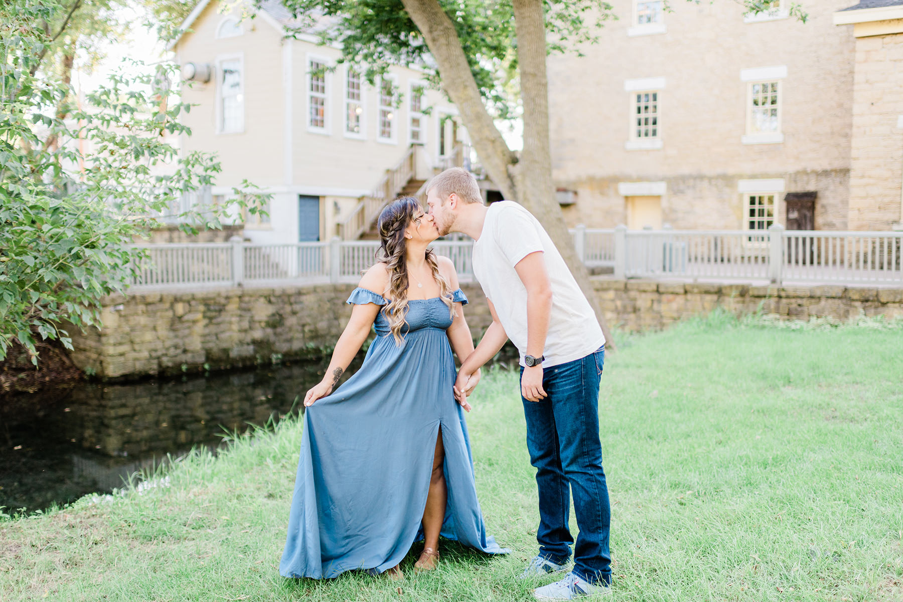 Paoli Mill and Terrace Engagement Pictures