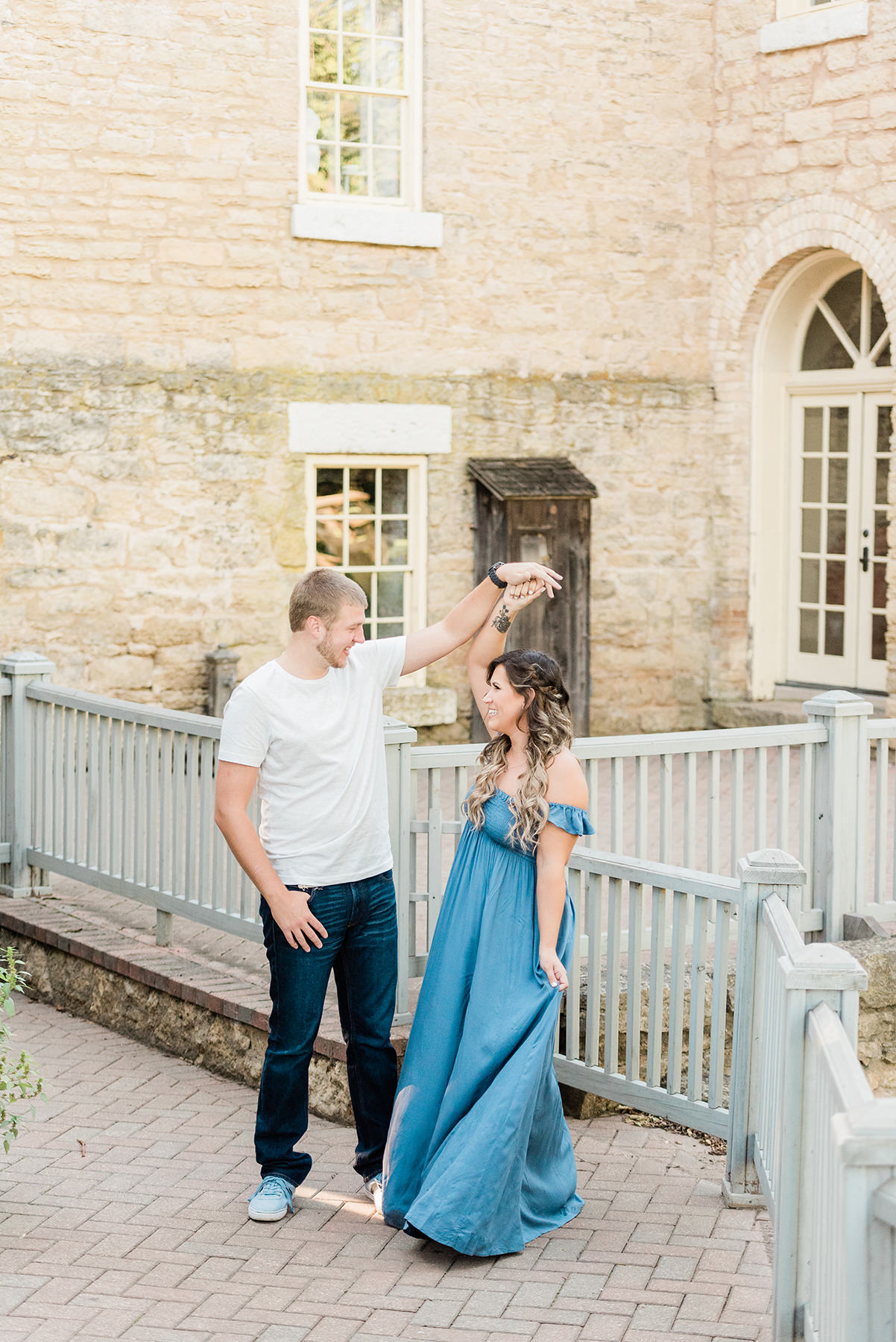 Paoli Mill and Terrace Engagement Pictures