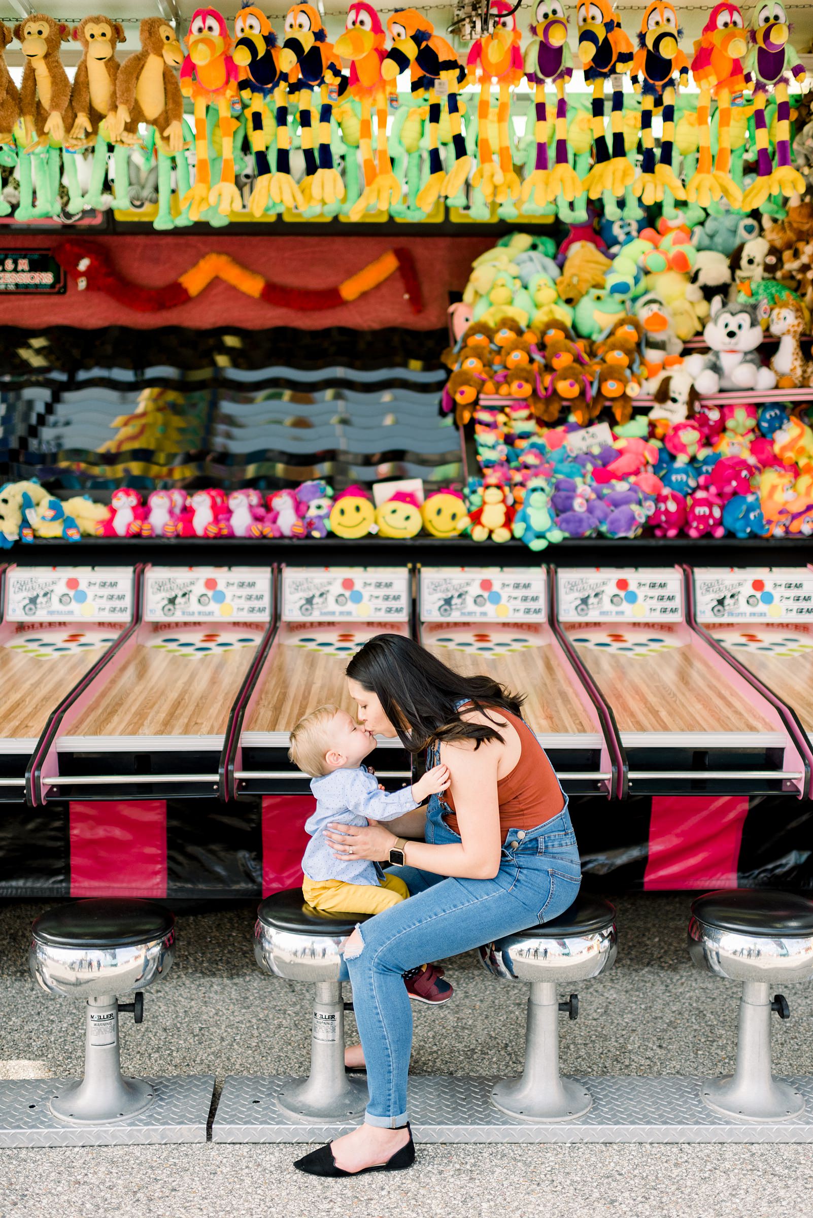 Madison, WI Carnival Maternity Session - Larissa Marie Photograhy