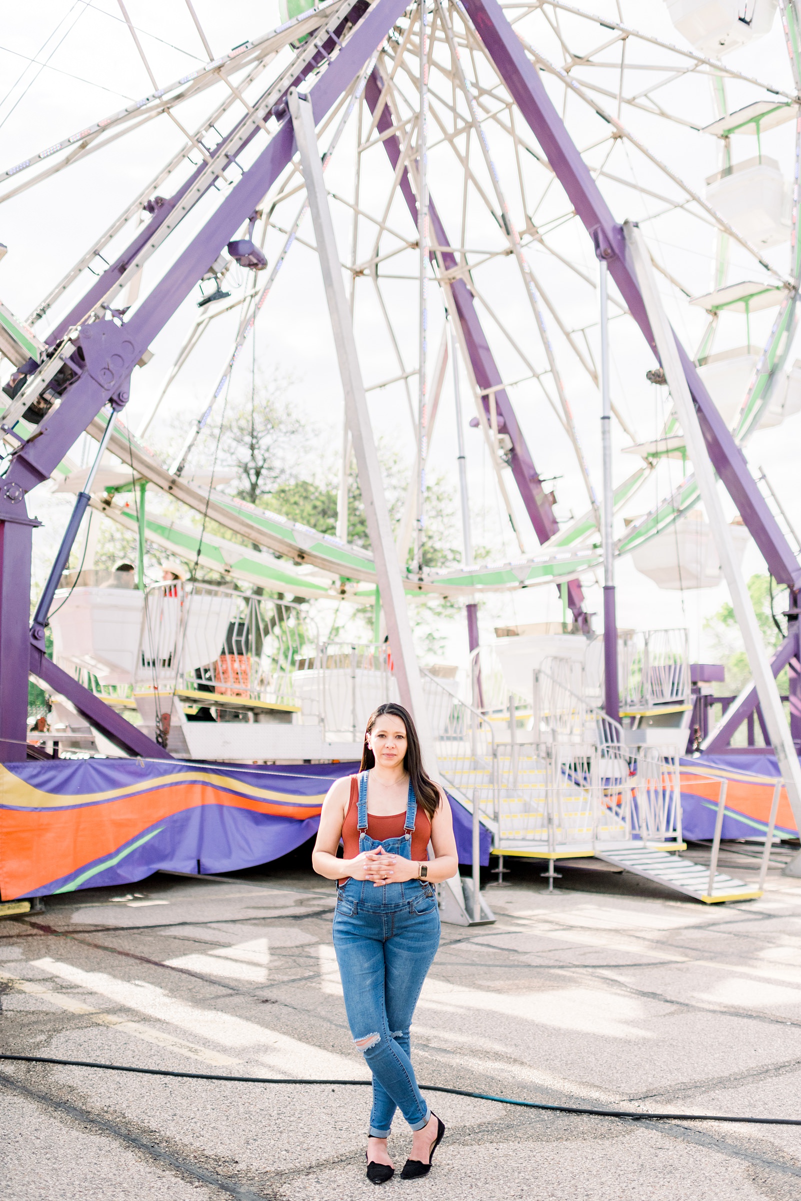 Madison, WI Carnival Maternity Session - Larissa Marie Photograhy