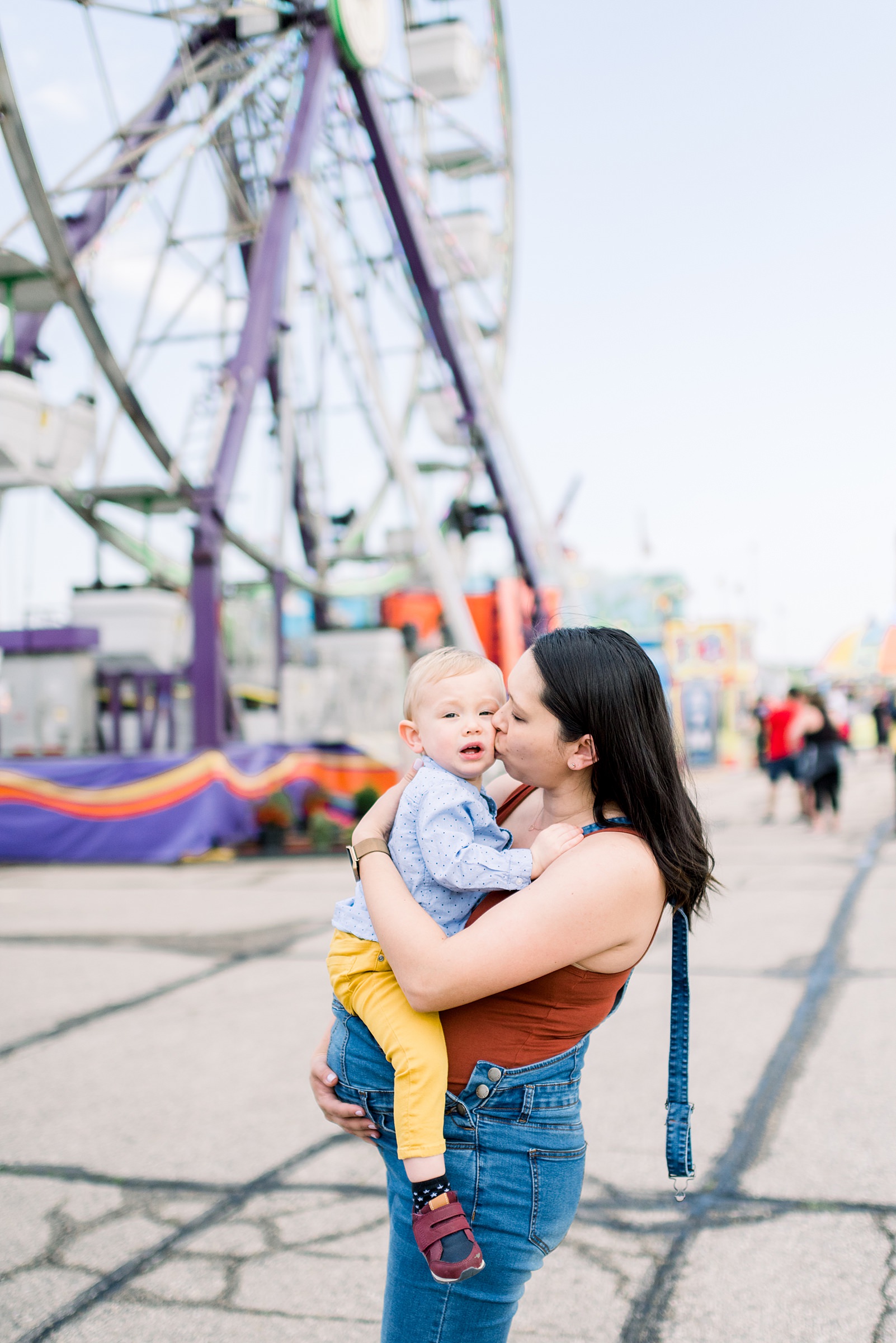 Madison, WI Carnival Maternity Session - Larissa Marie Photograhy