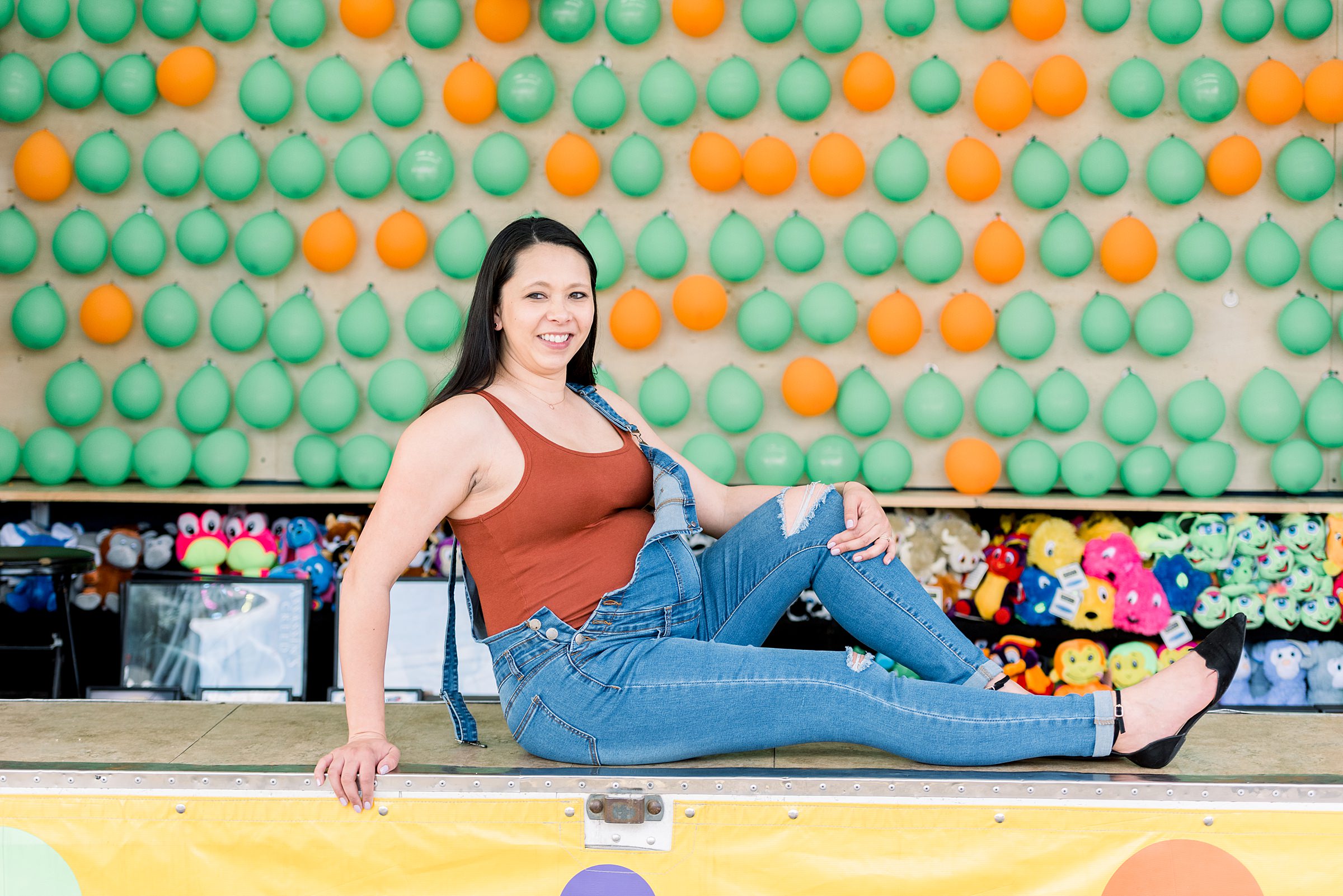 Madison, WI Carnival Maternity Session - Larissa Marie Photograhy