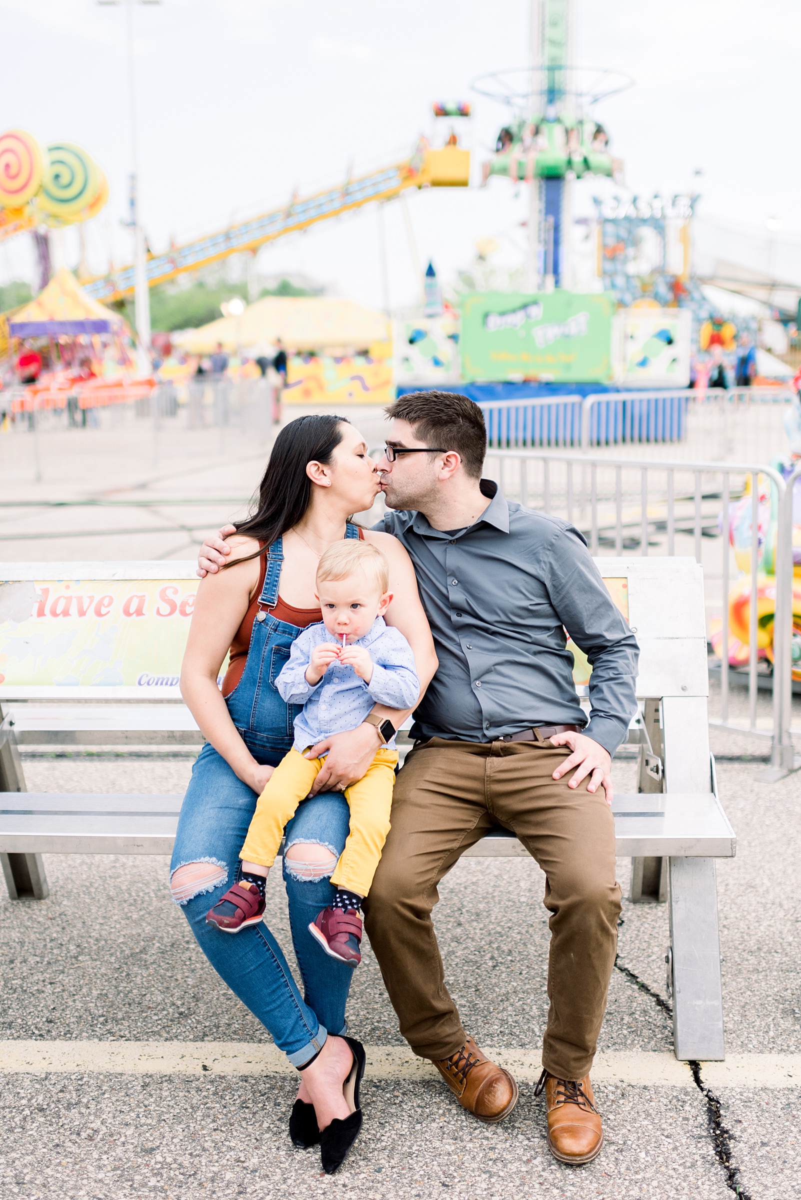 Madison, WI Carnival Maternity Session - Larissa Marie Photograhy