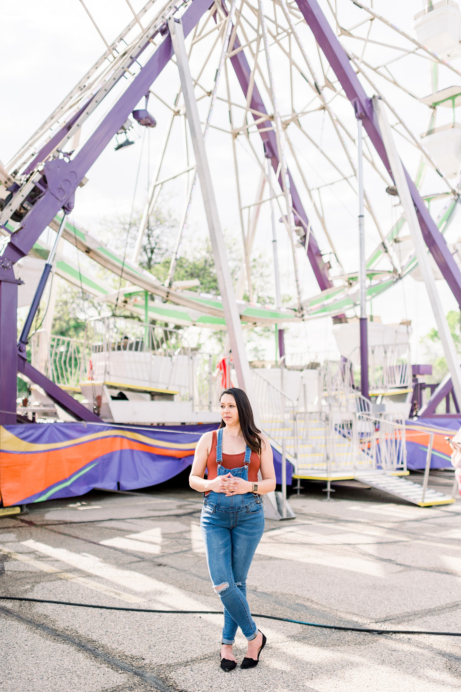 Madison, WI Carnival Maternity Session - Larissa Marie Photograhy