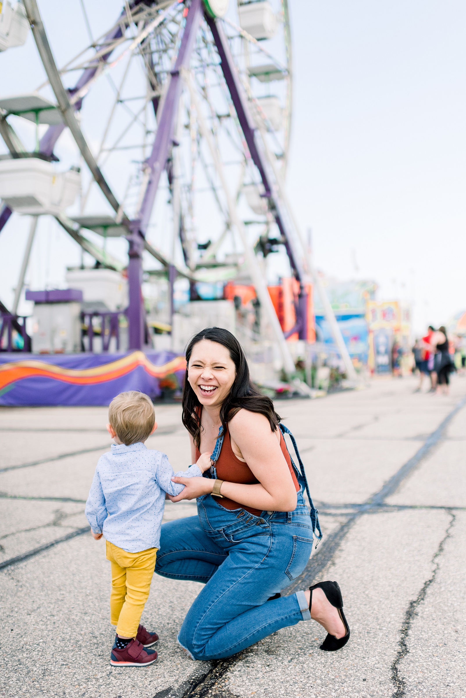 Madison, WI Carnival Maternity Session - Larissa Marie Photograhy