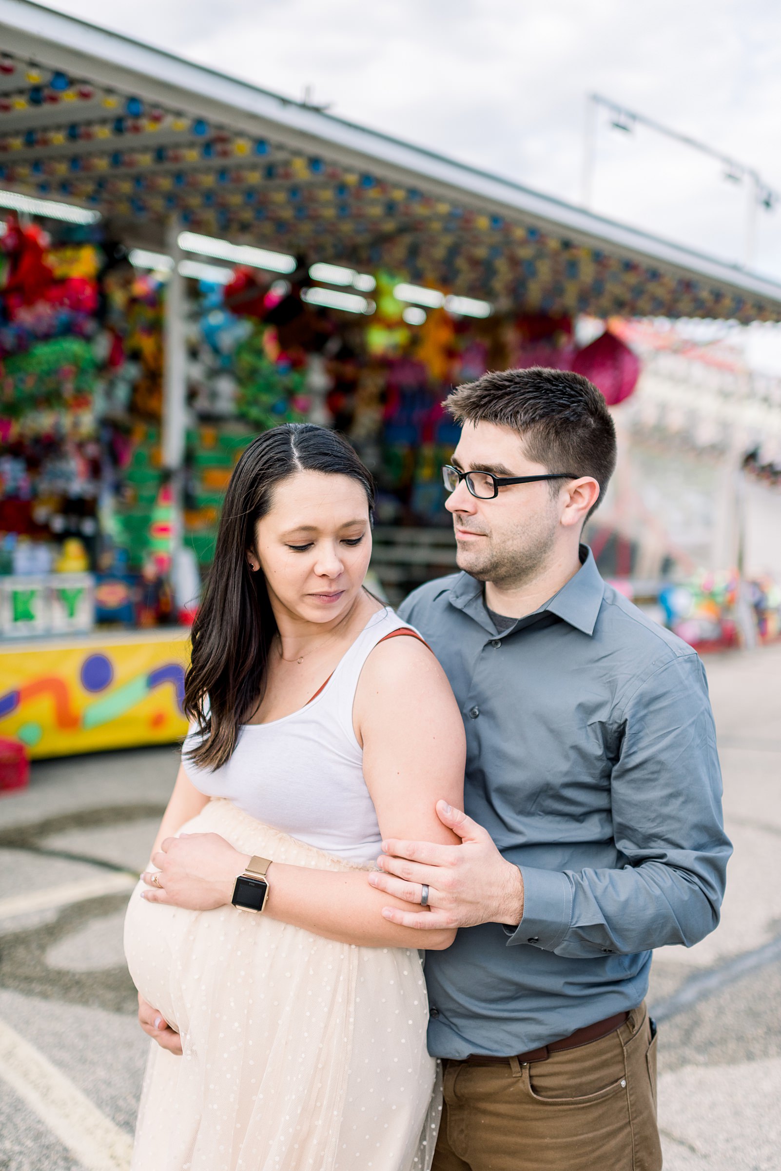 Madison, WI Carnival Maternity Session - Larissa Marie Photograhy