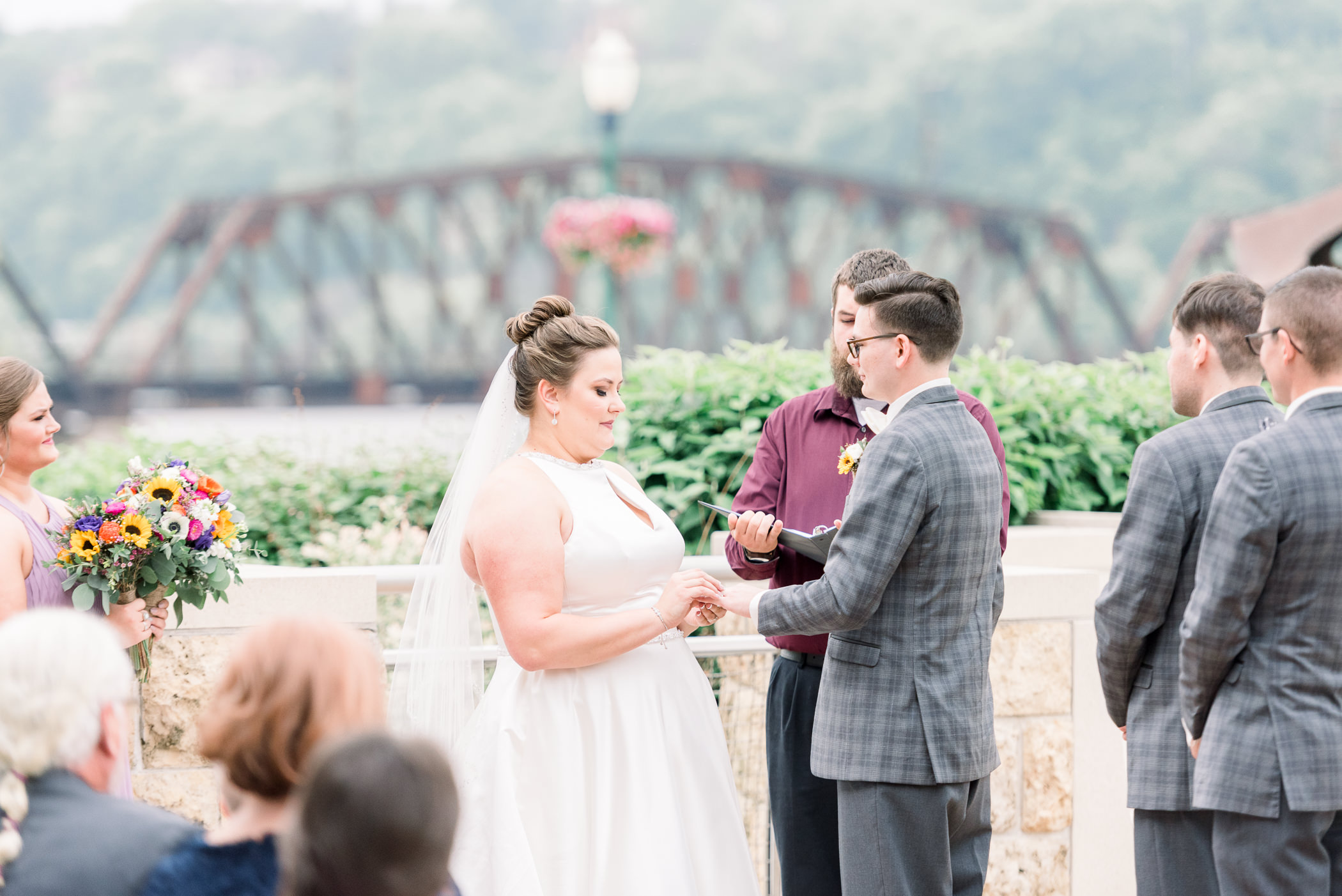 Grand River Center Dubuque Wedding Photographers