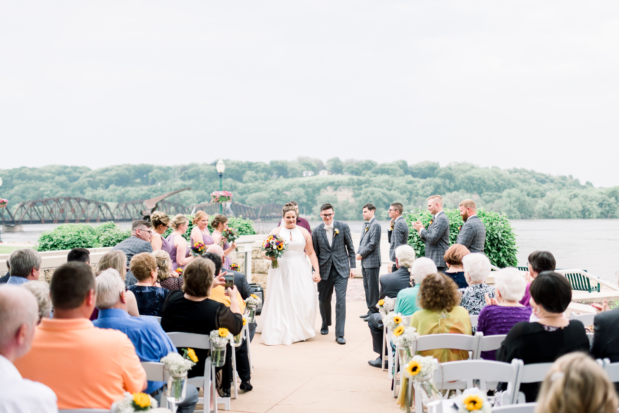 Grand River Center Dubuque Wedding Photographers