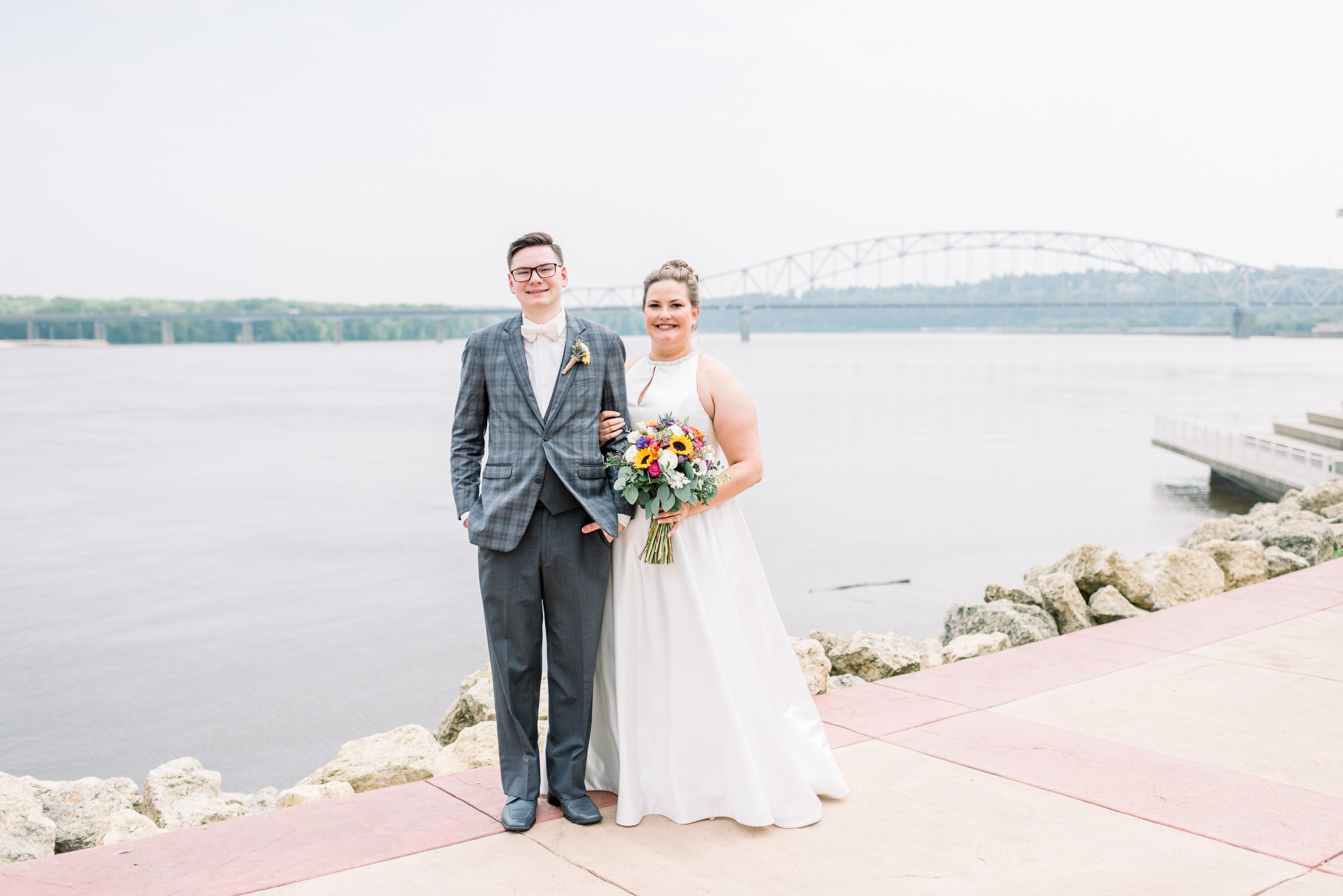 Grand River Center Dubuque Wedding Photographers