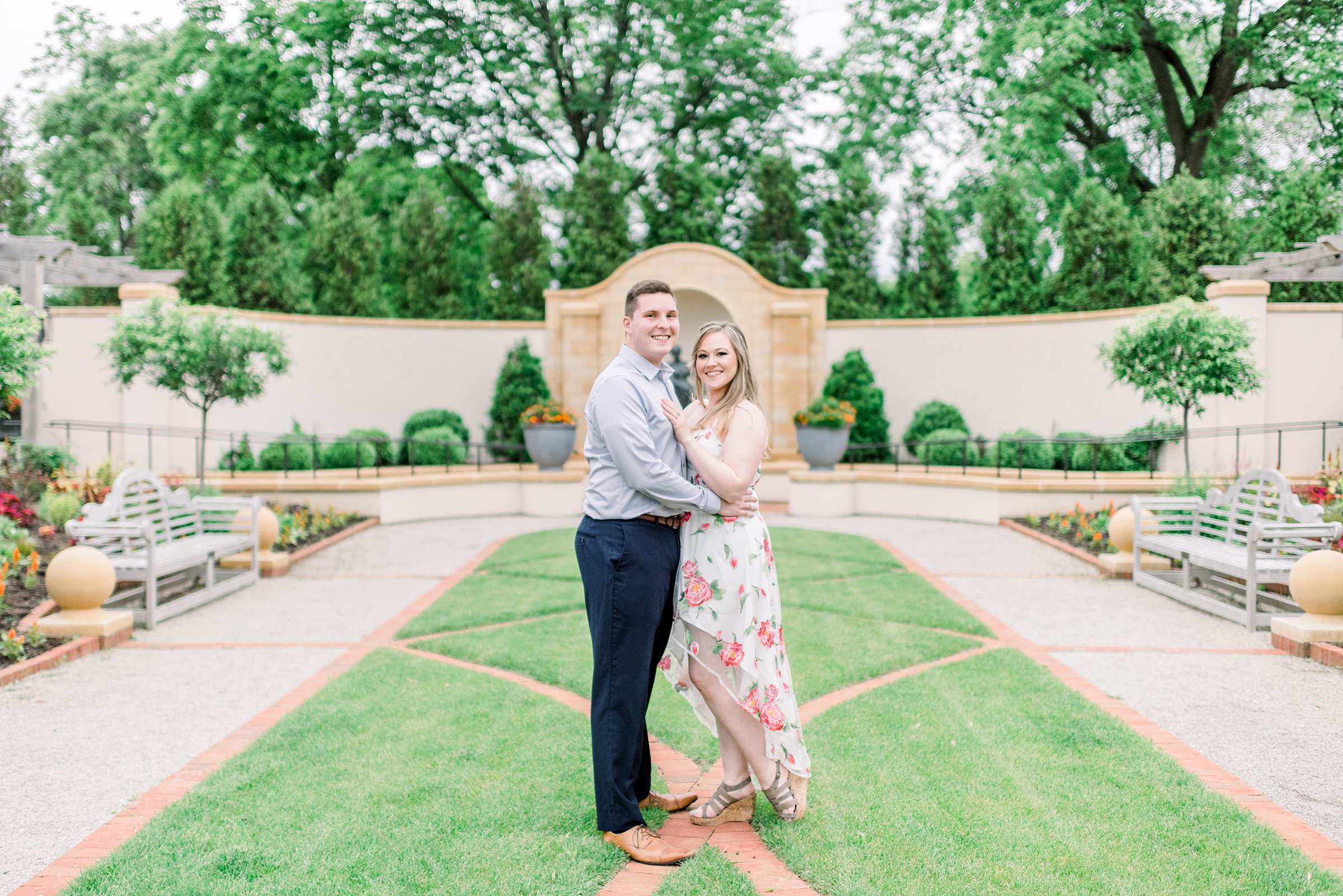 Paine Art Center and Gardens Engagement Session