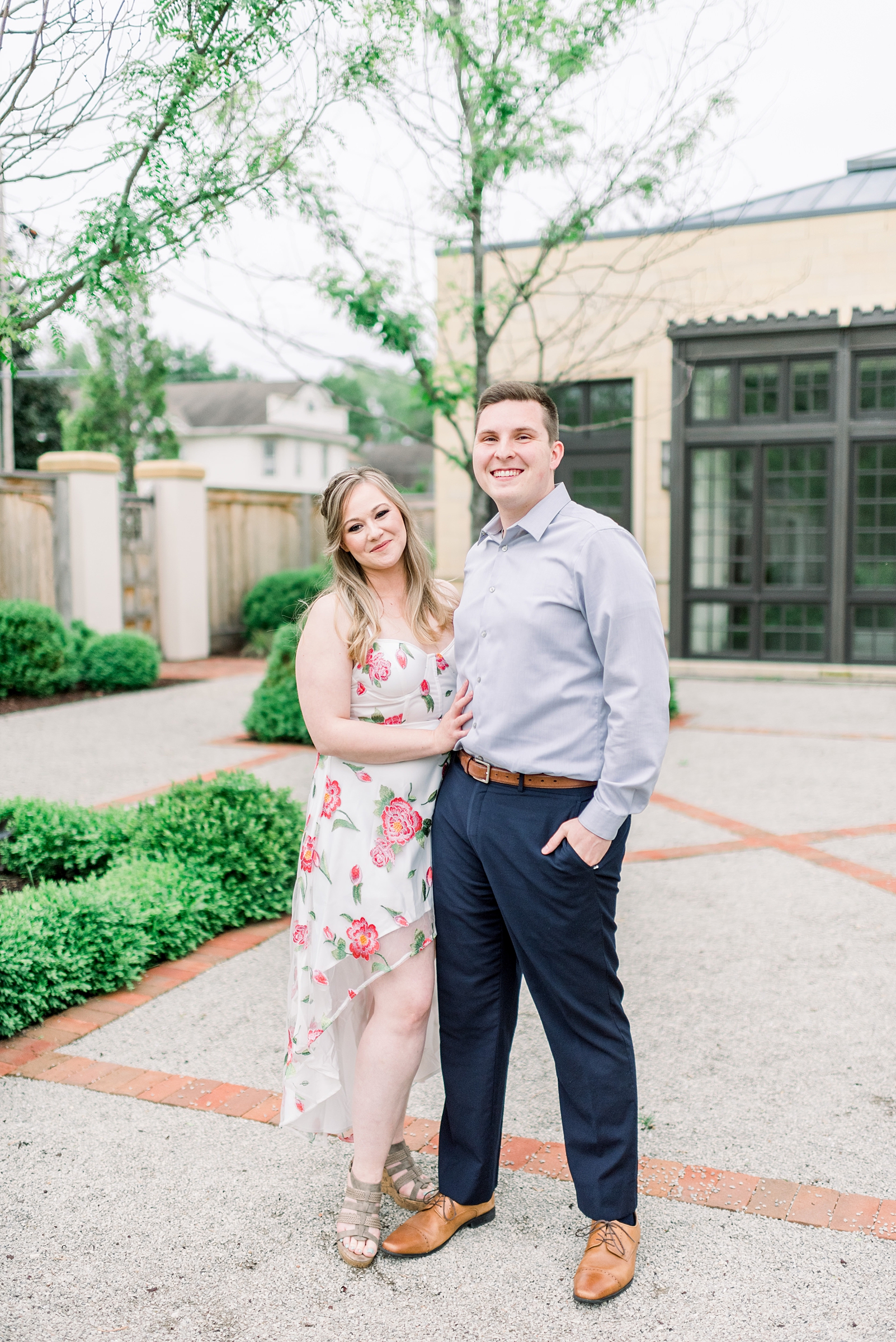 Paine Art Center and Gardens Engagement Session