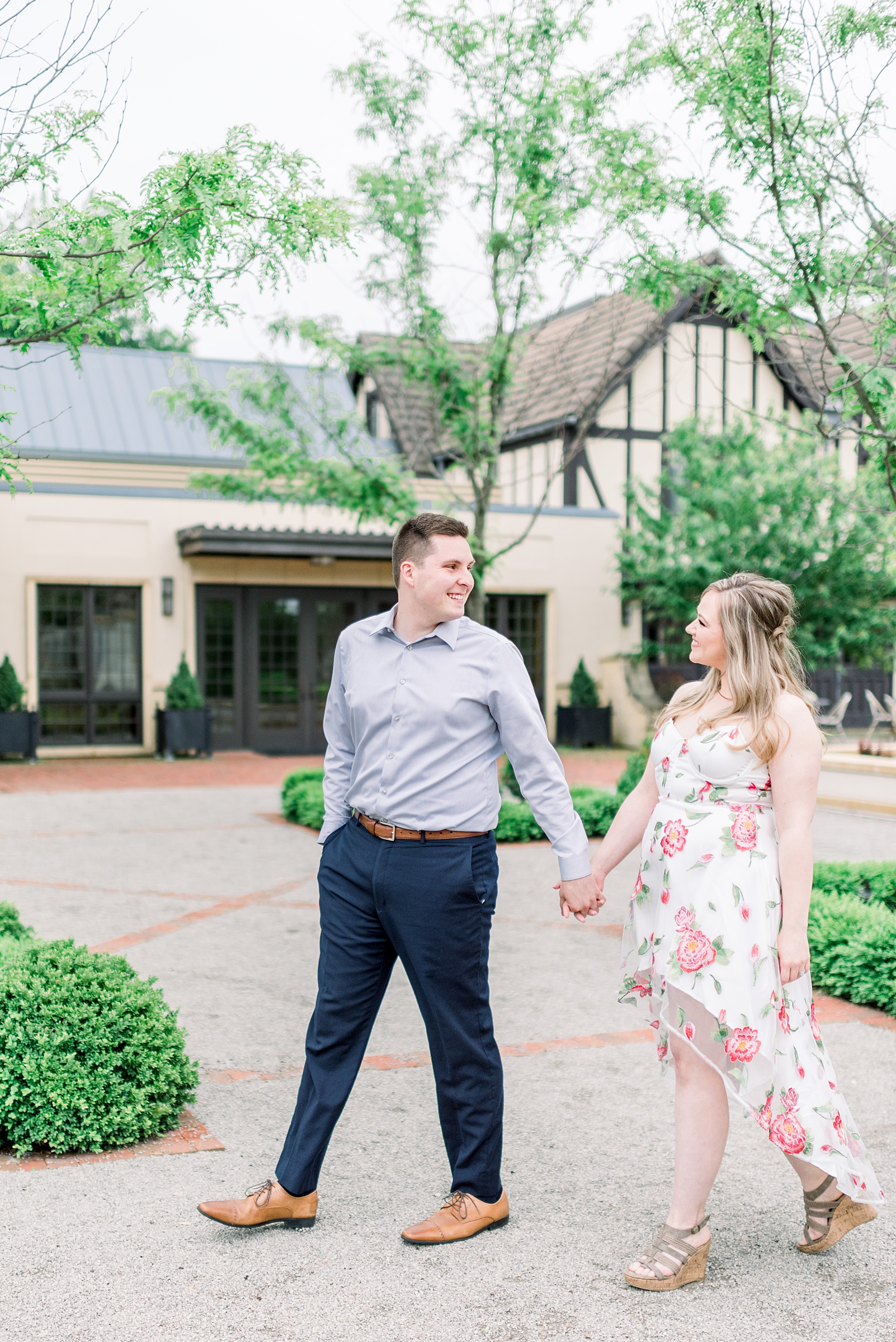 Paine Art Center and Gardens Engagement Session