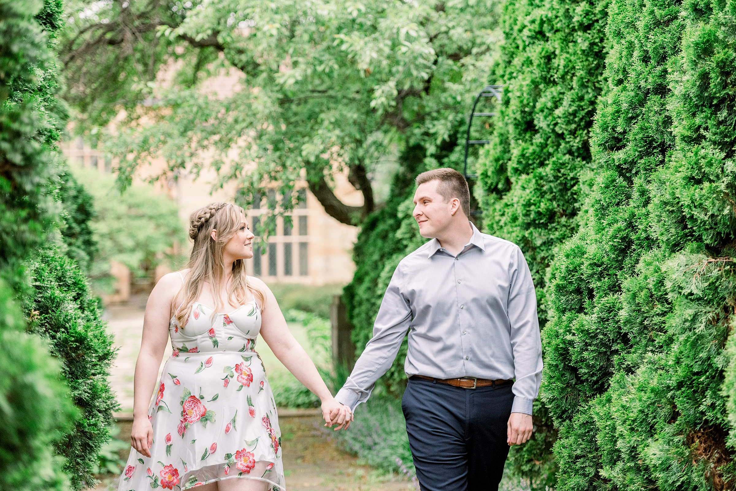 Paine Art Center and Gardens Engagement Session