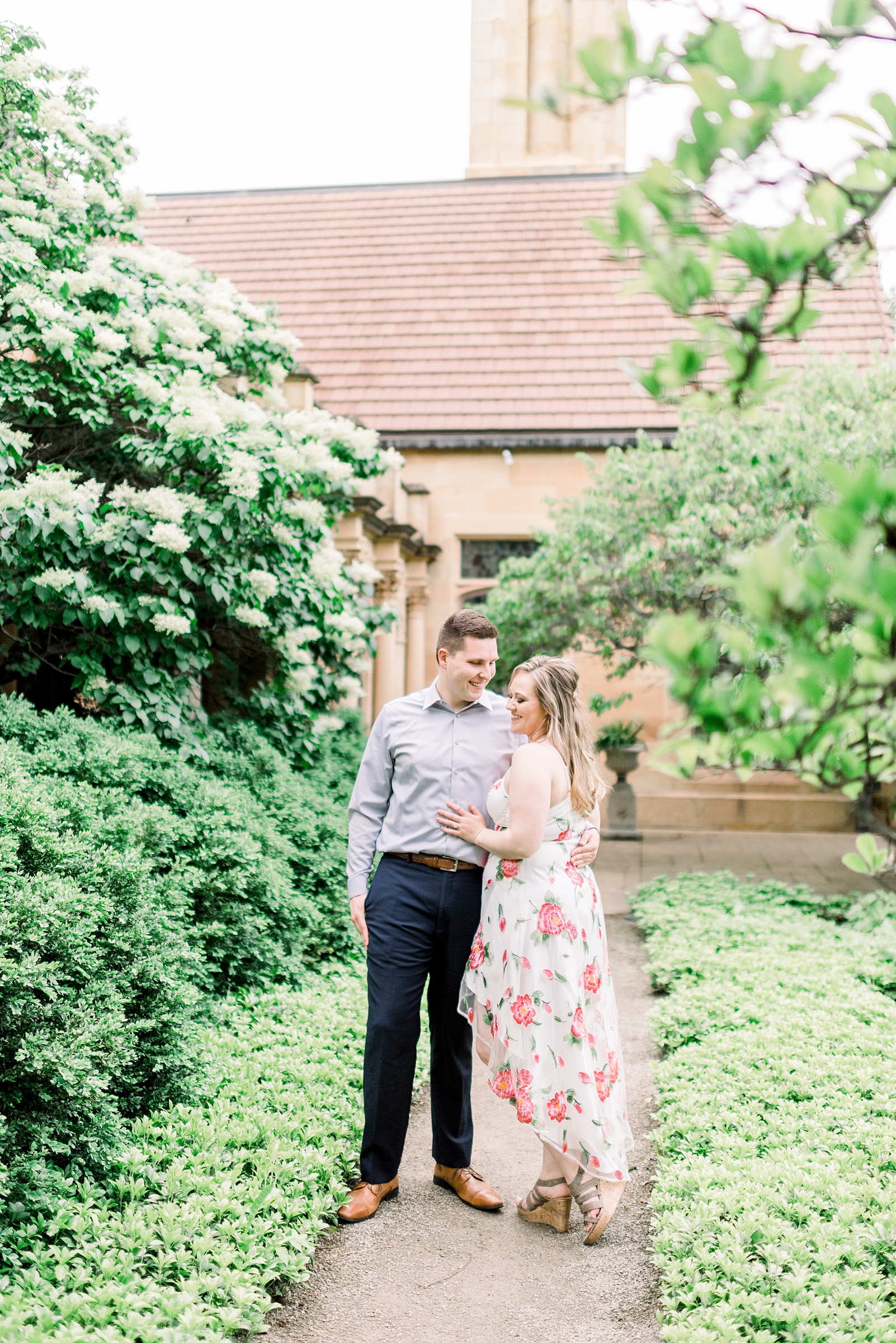 Paine Art Center and Gardens Engagement Session