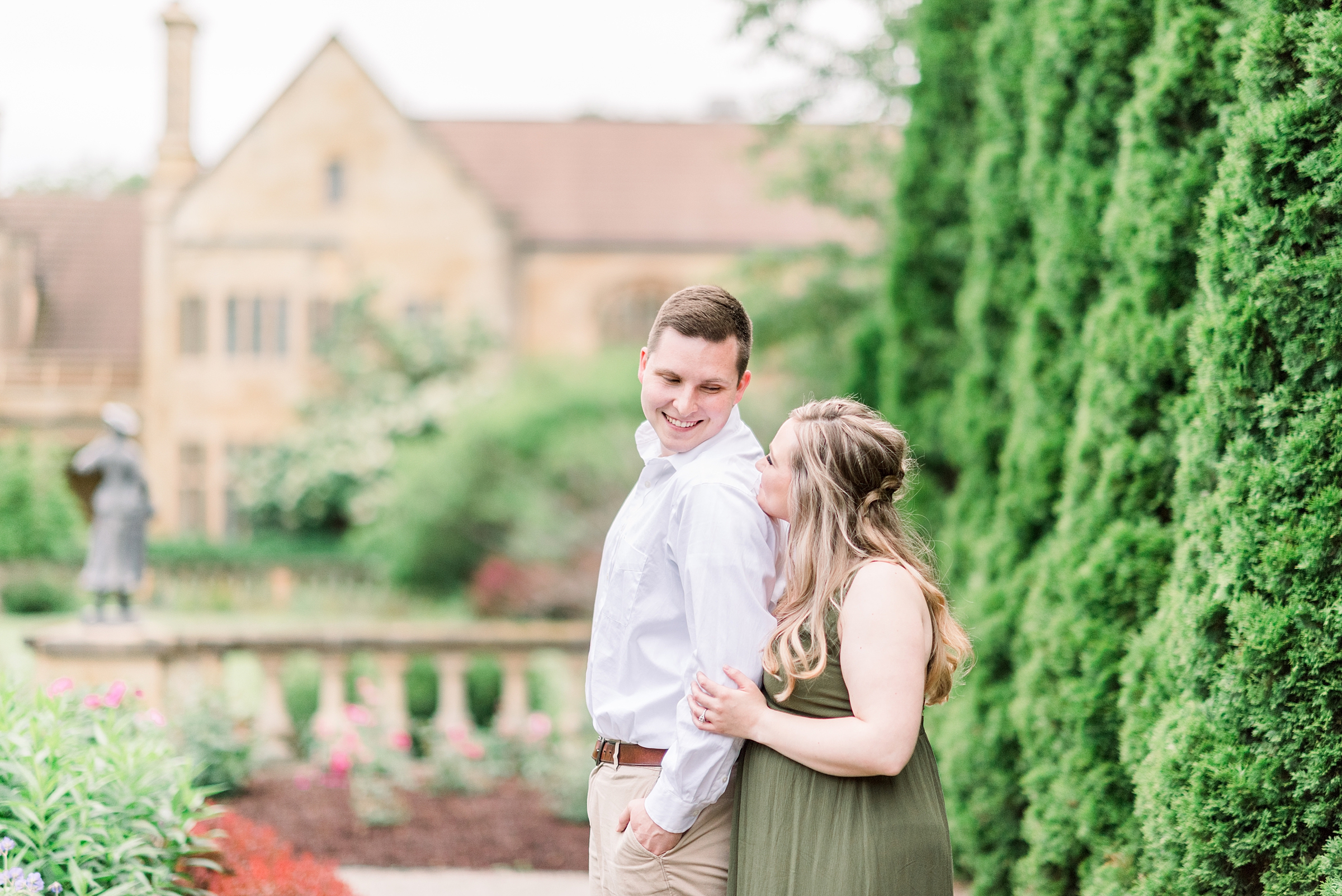 Paine Art Center and Gardens Engagement Session