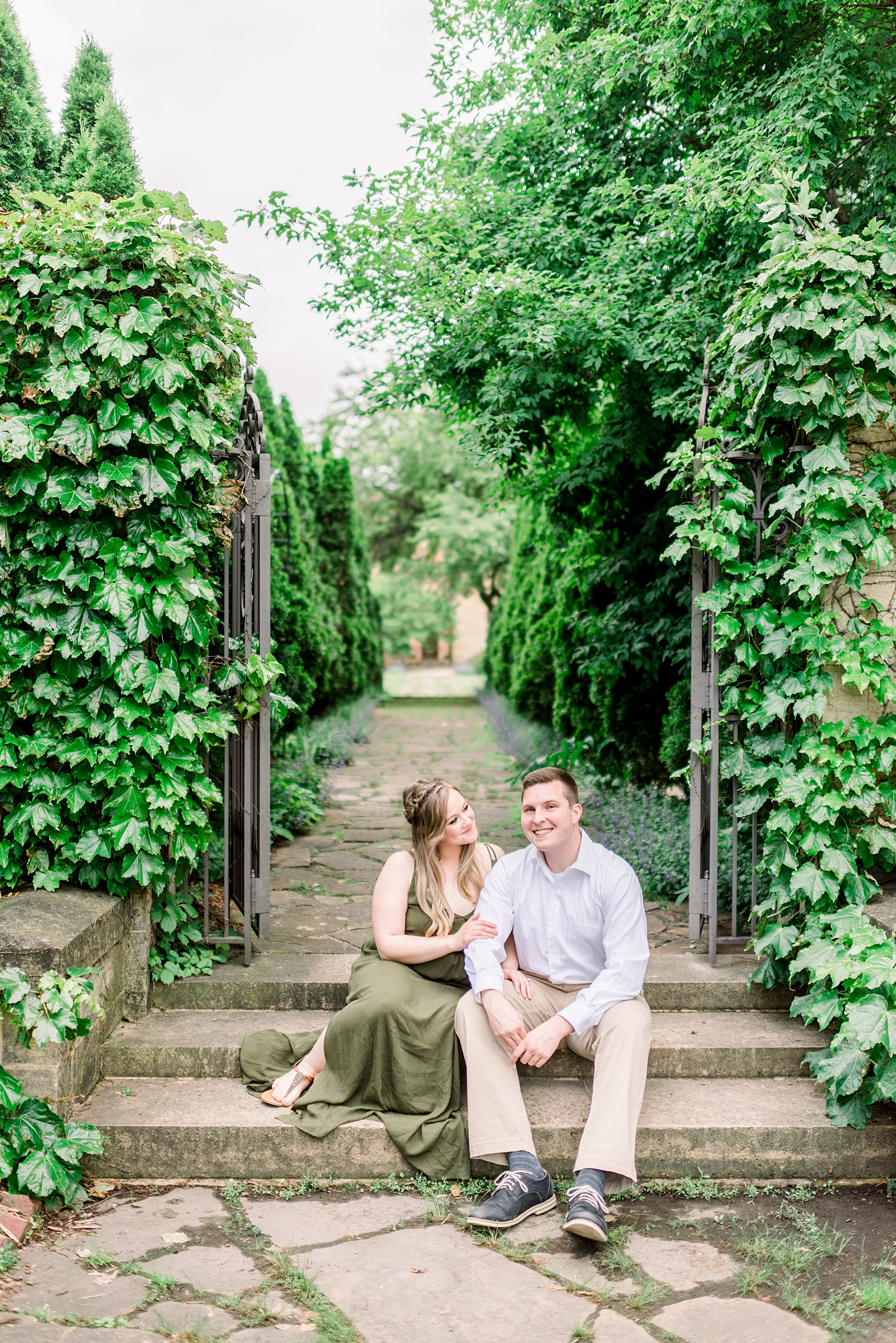 Paine Art Center and Gardens Engagement Session