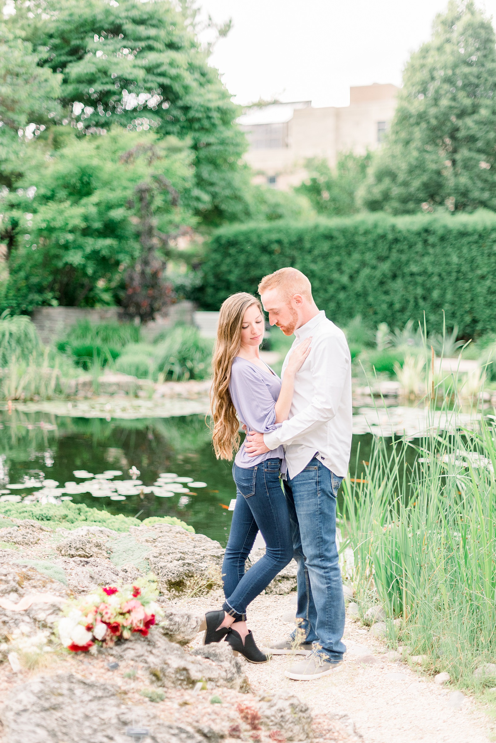 Allen Centennial Gardens Engagement Session