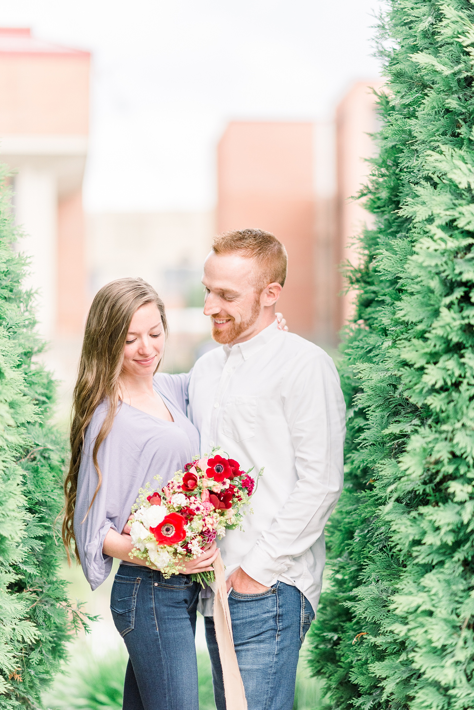 Allen Centennial Gardens Engagement Session