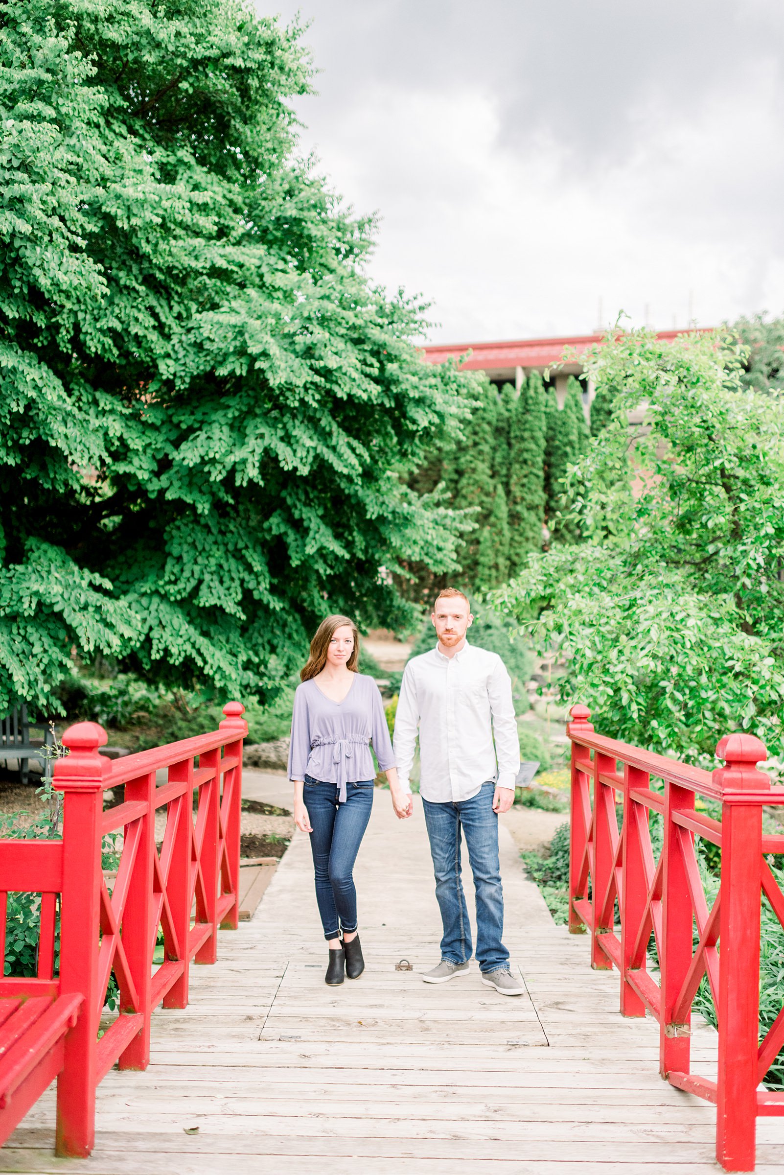 Allen Centennial Gardens Engagement Session