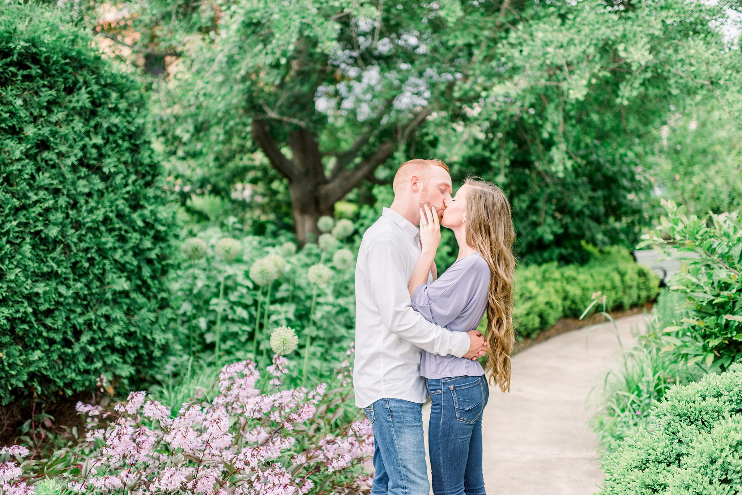 Allen Centennial Gardens Engagement Session