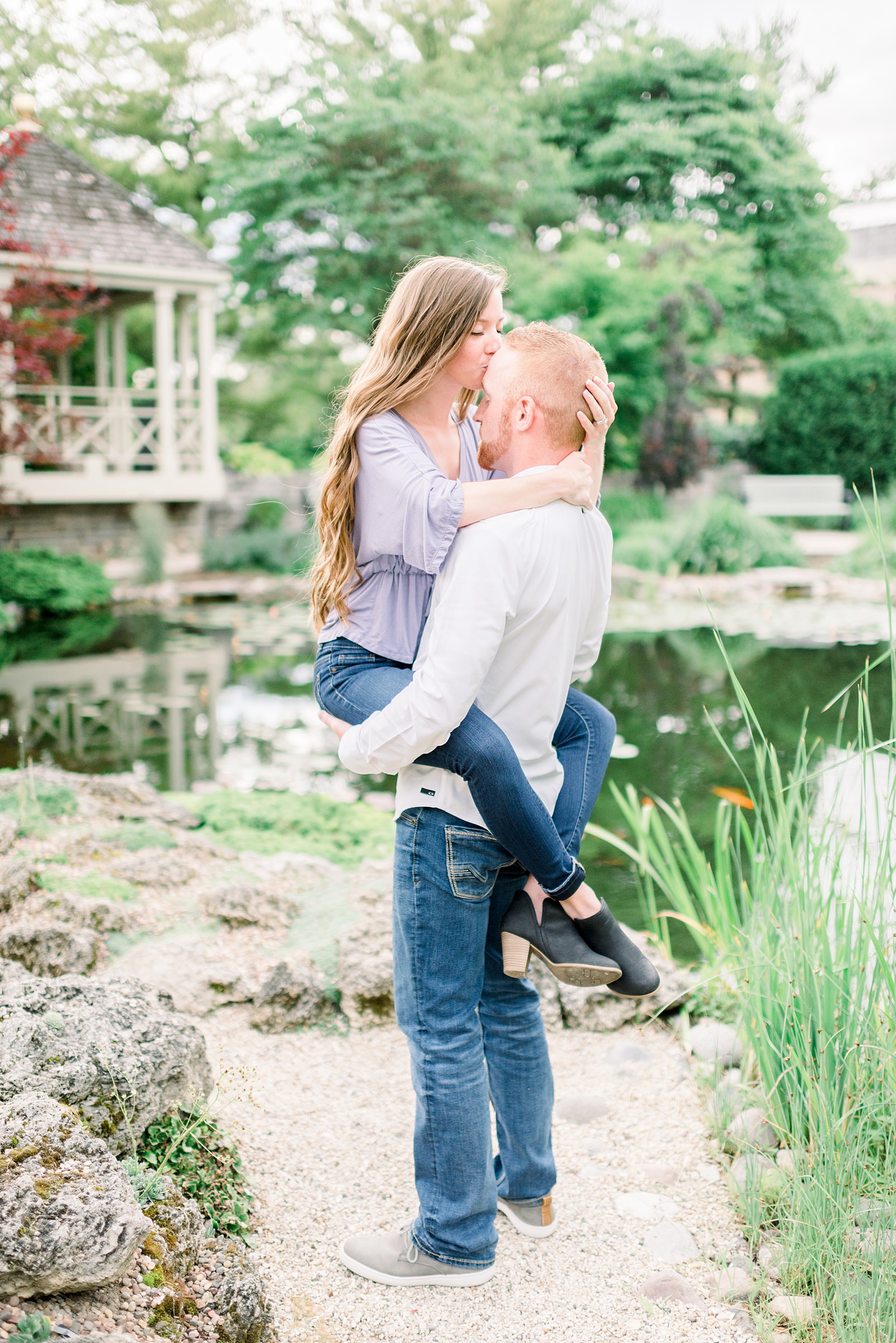 Allen Centennial Gardens Engagement Session