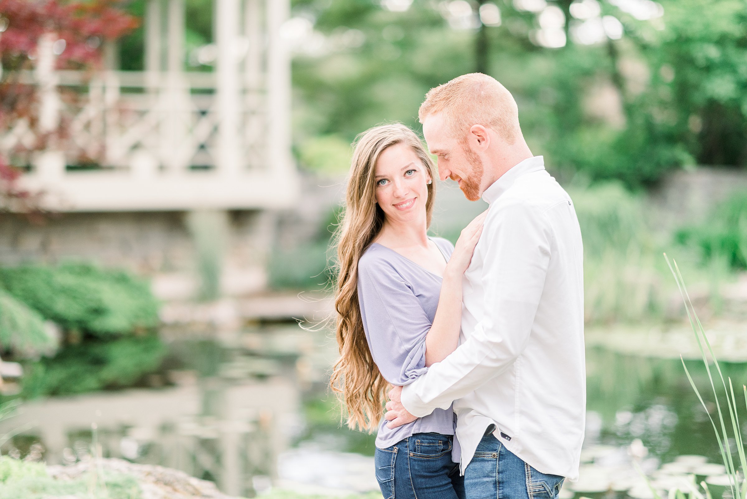 Allen Centennial Gardens Engagement Session