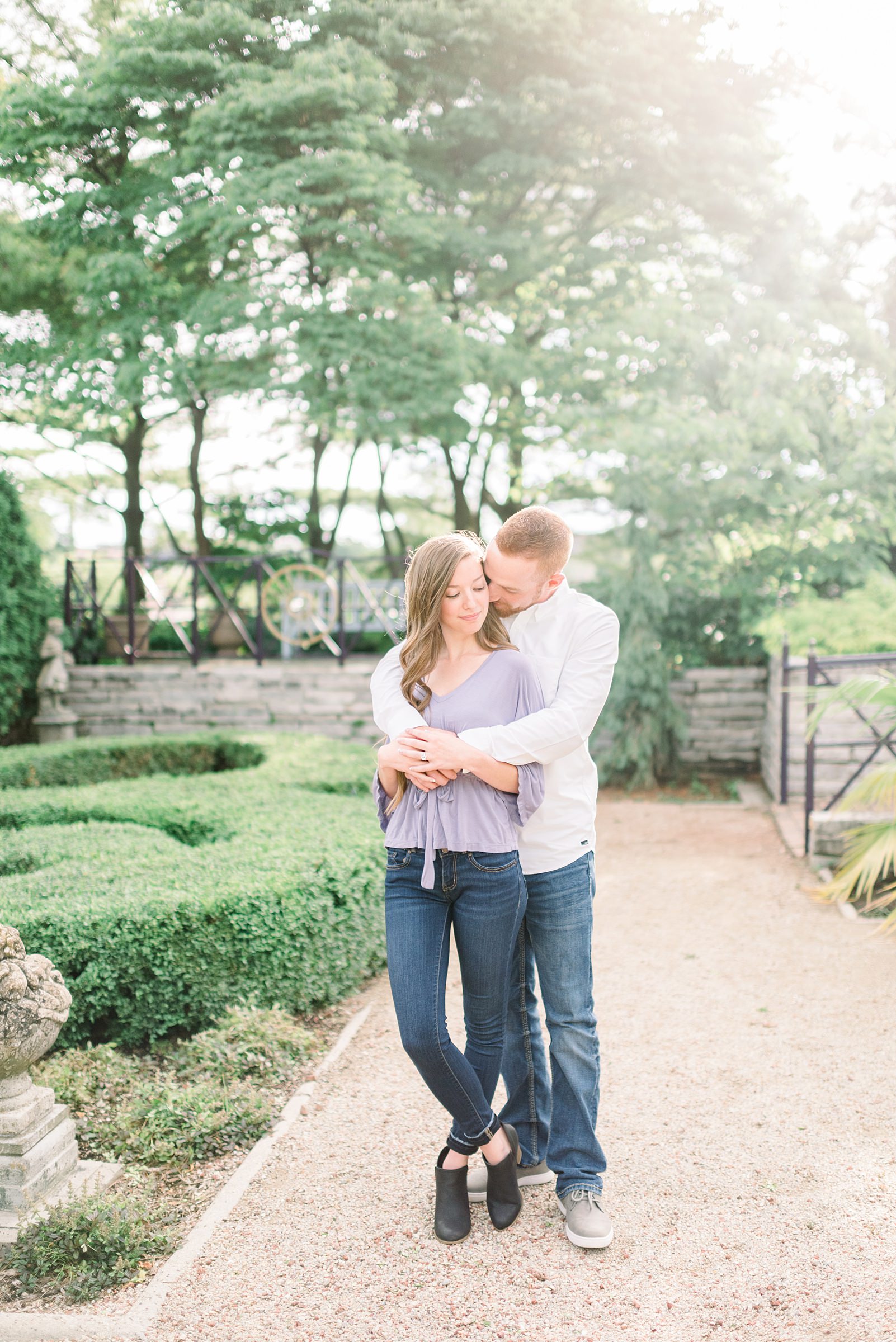 Allen Centennial Gardens Engagement Session