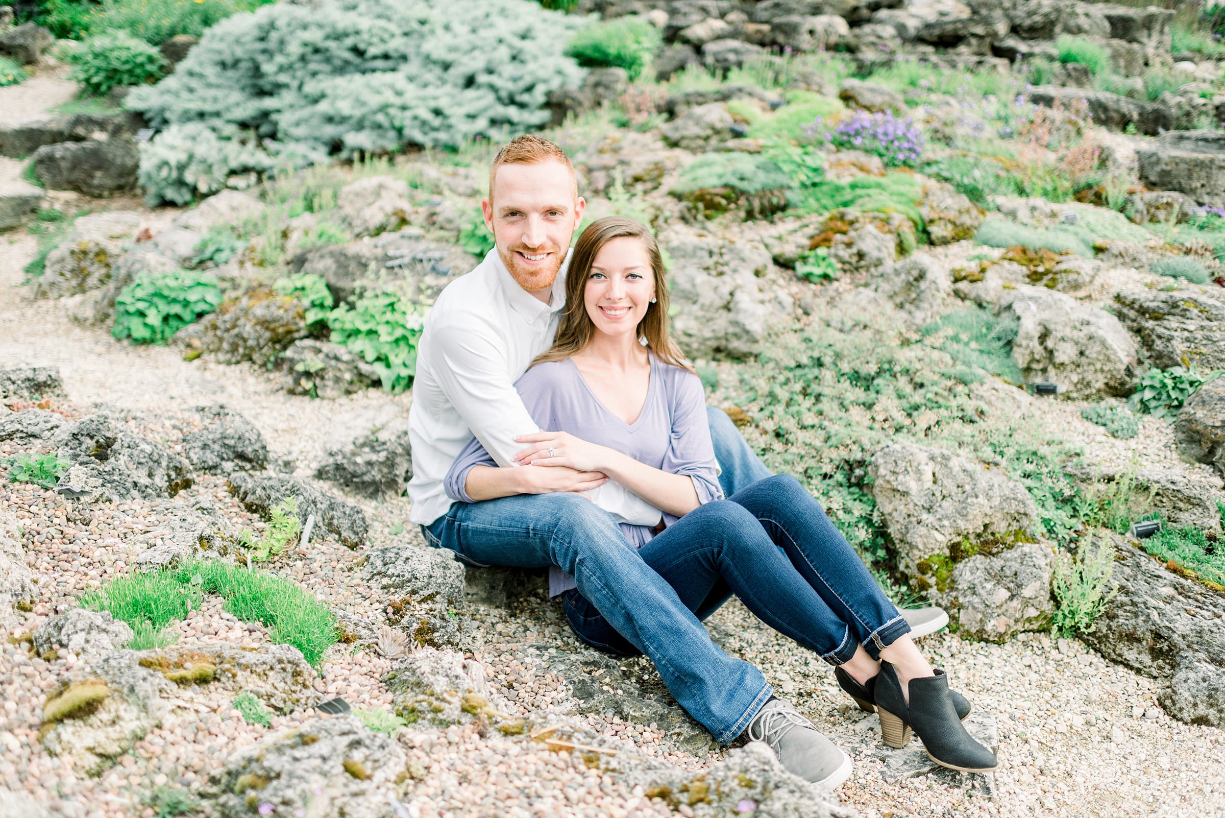 Allen Centennial Gardens Engagement Session