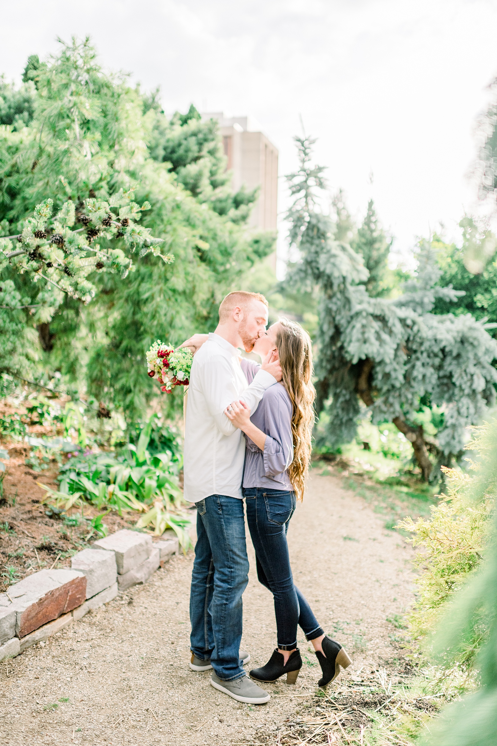 Allen Centennial Gardens Engagement Session