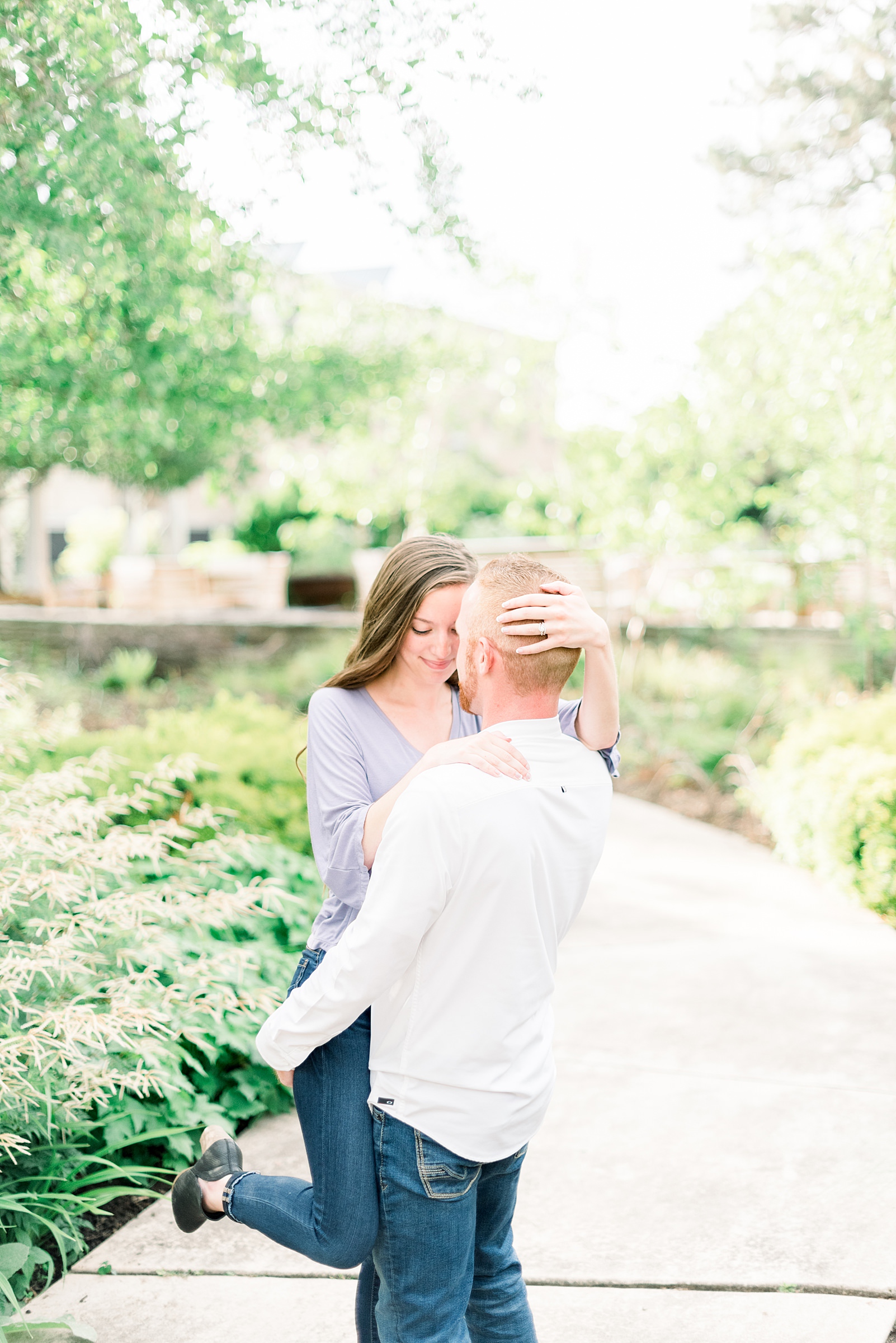 Allen Centennial Gardens Engagement Session