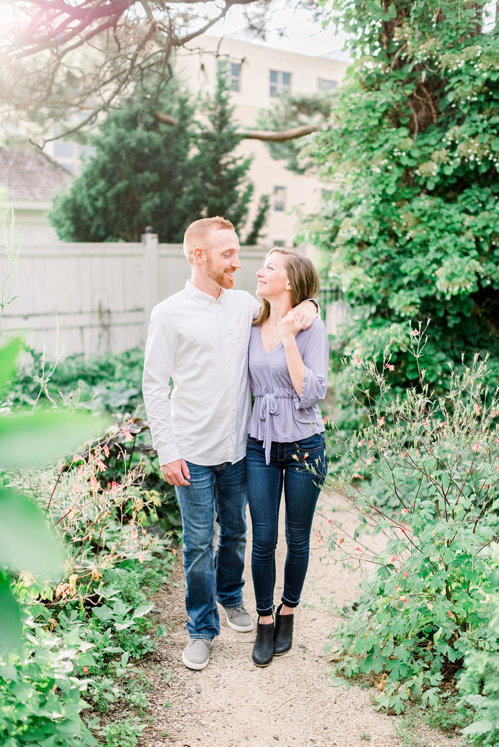 Allen Centennial Gardens Engagement Session