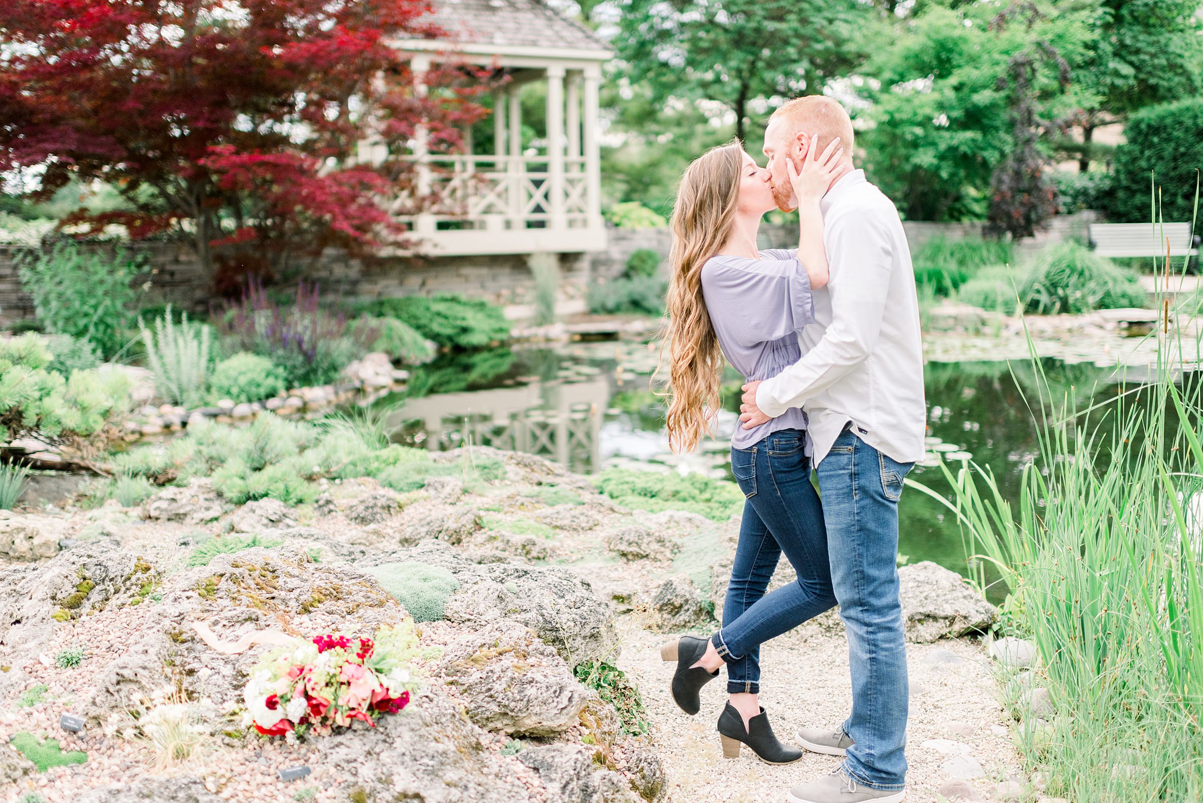 Allen Centennial Gardens Engagement Session