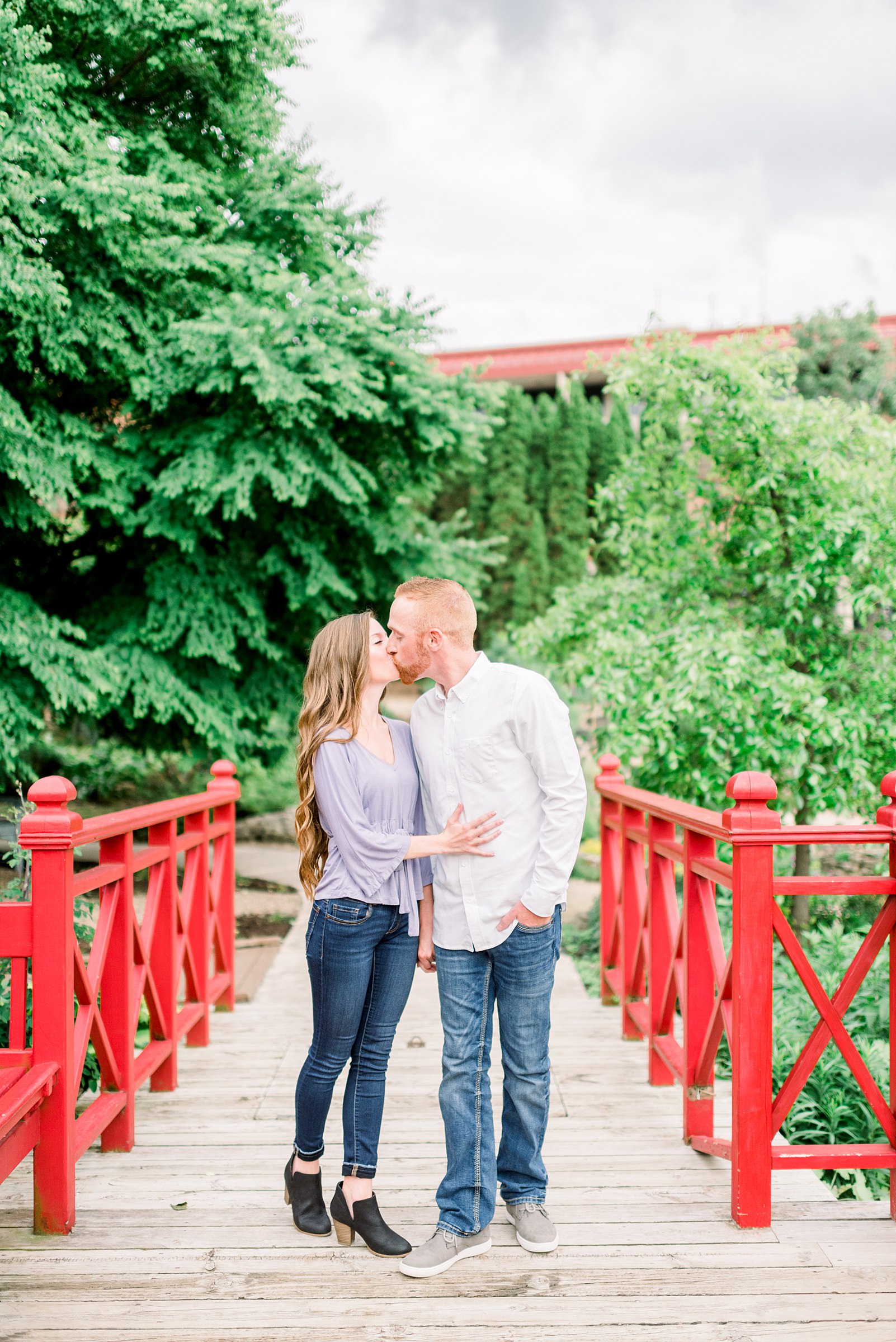 Allen Centennial Gardens Engagement Session