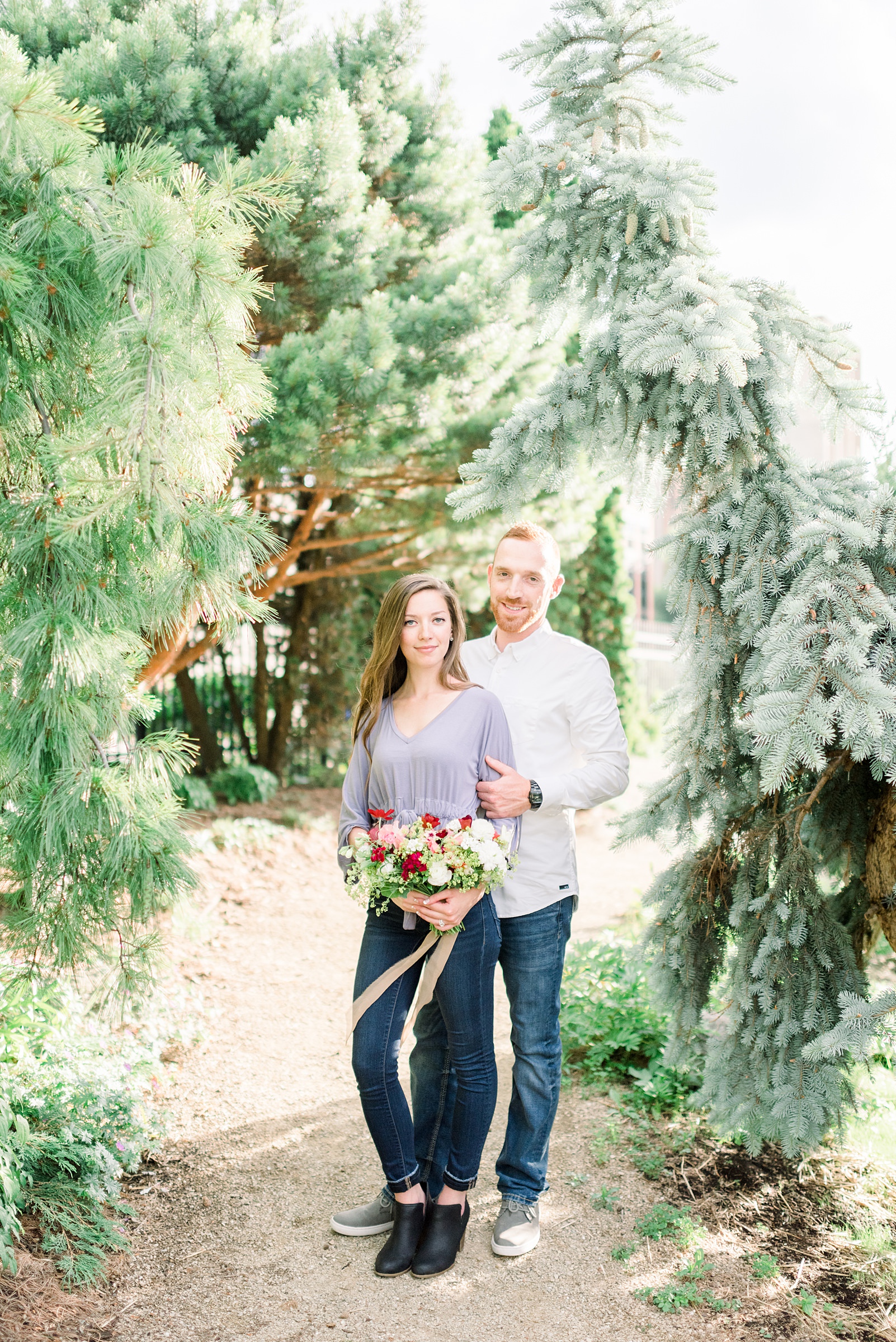 Allen Centennial Gardens Engagement Session