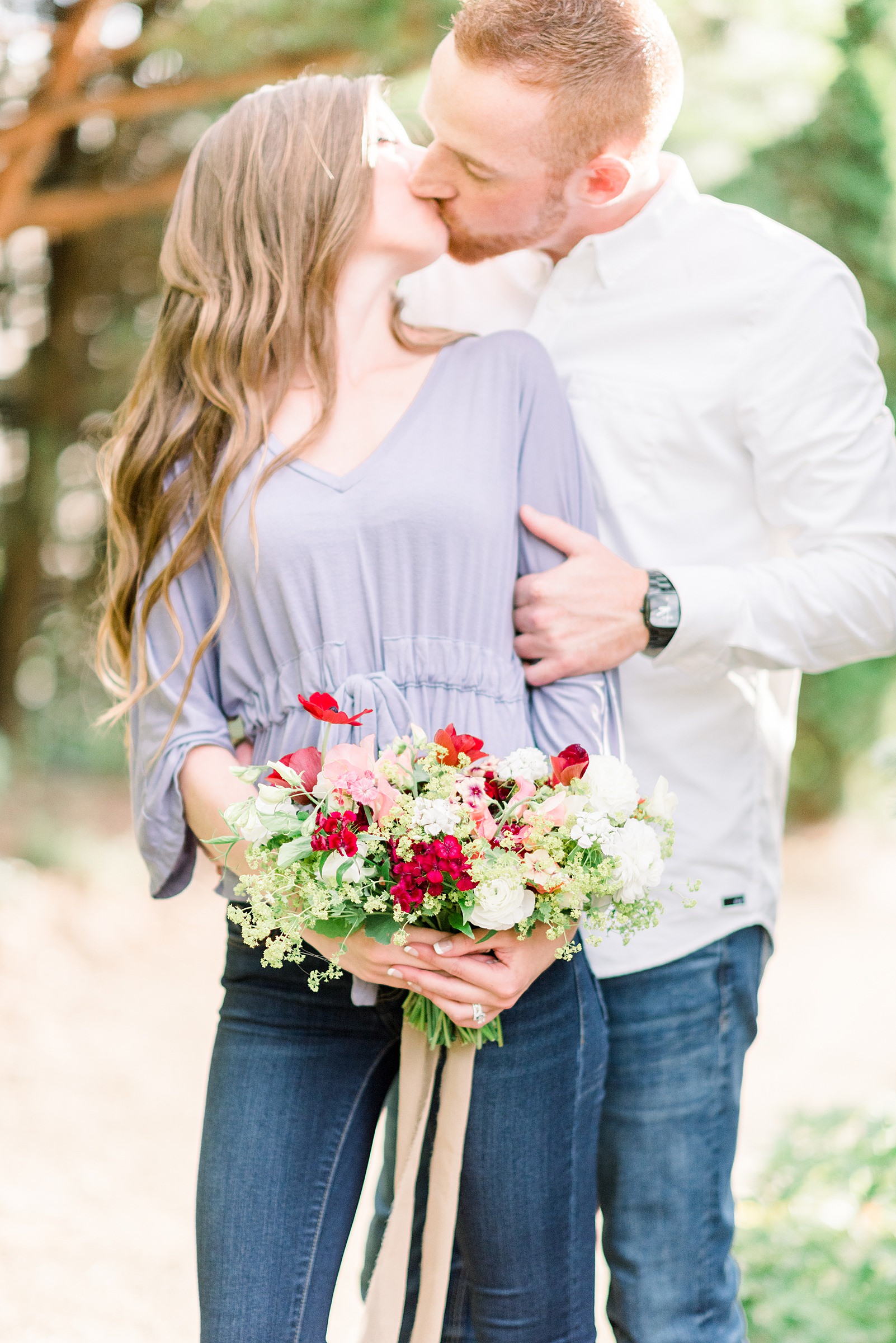 Allen Centennial Gardens Engagement Session