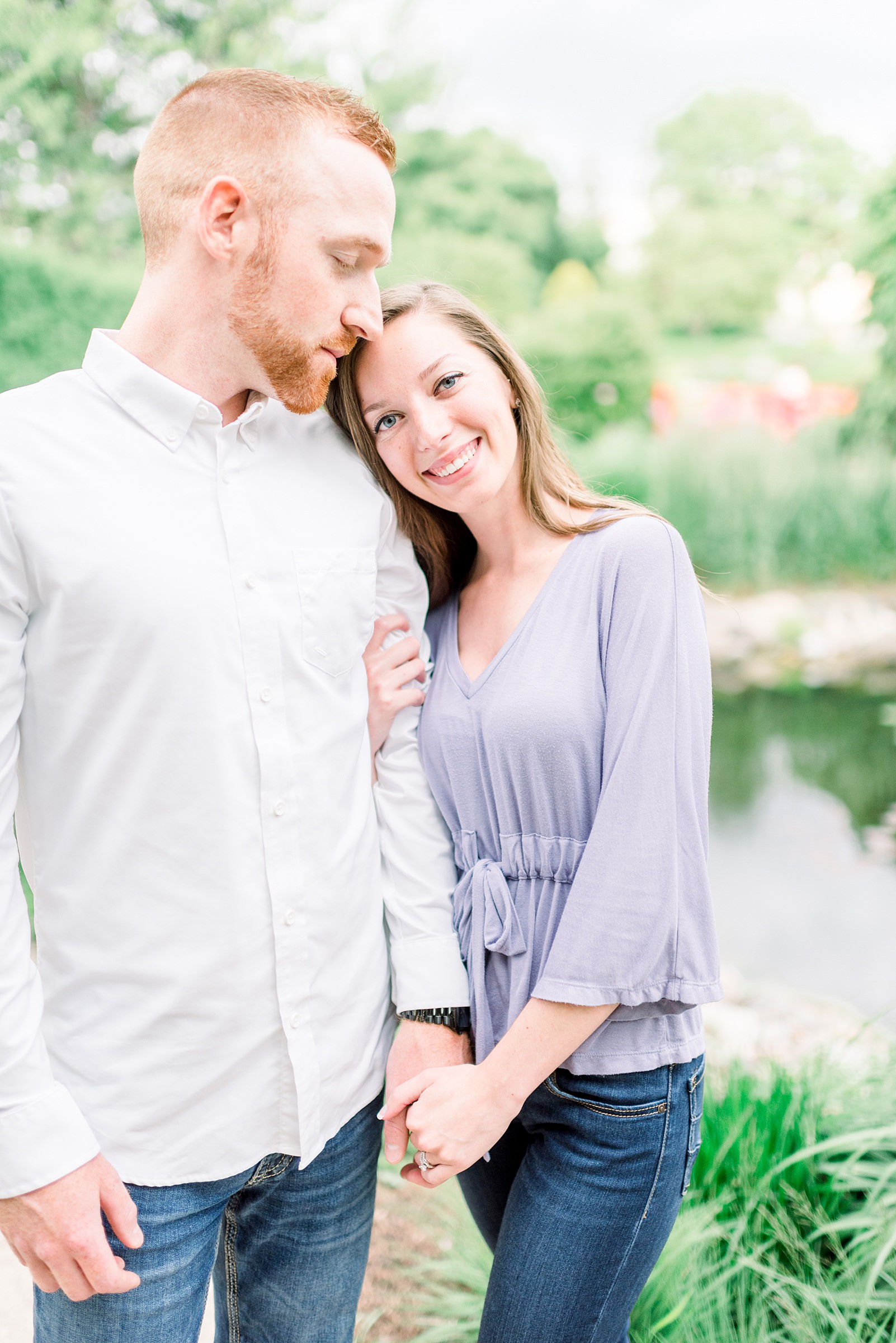 Allen Centennial Gardens Engagement Session