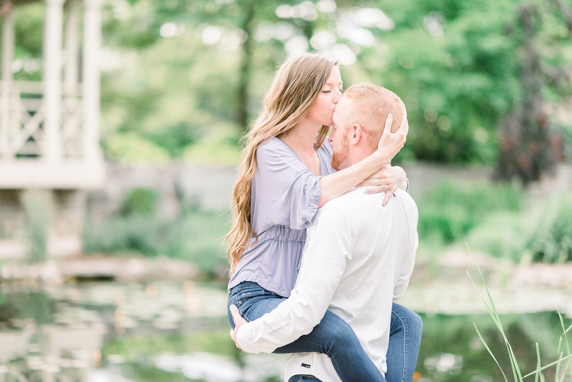 Allen Centennial Gardens Engagement Session