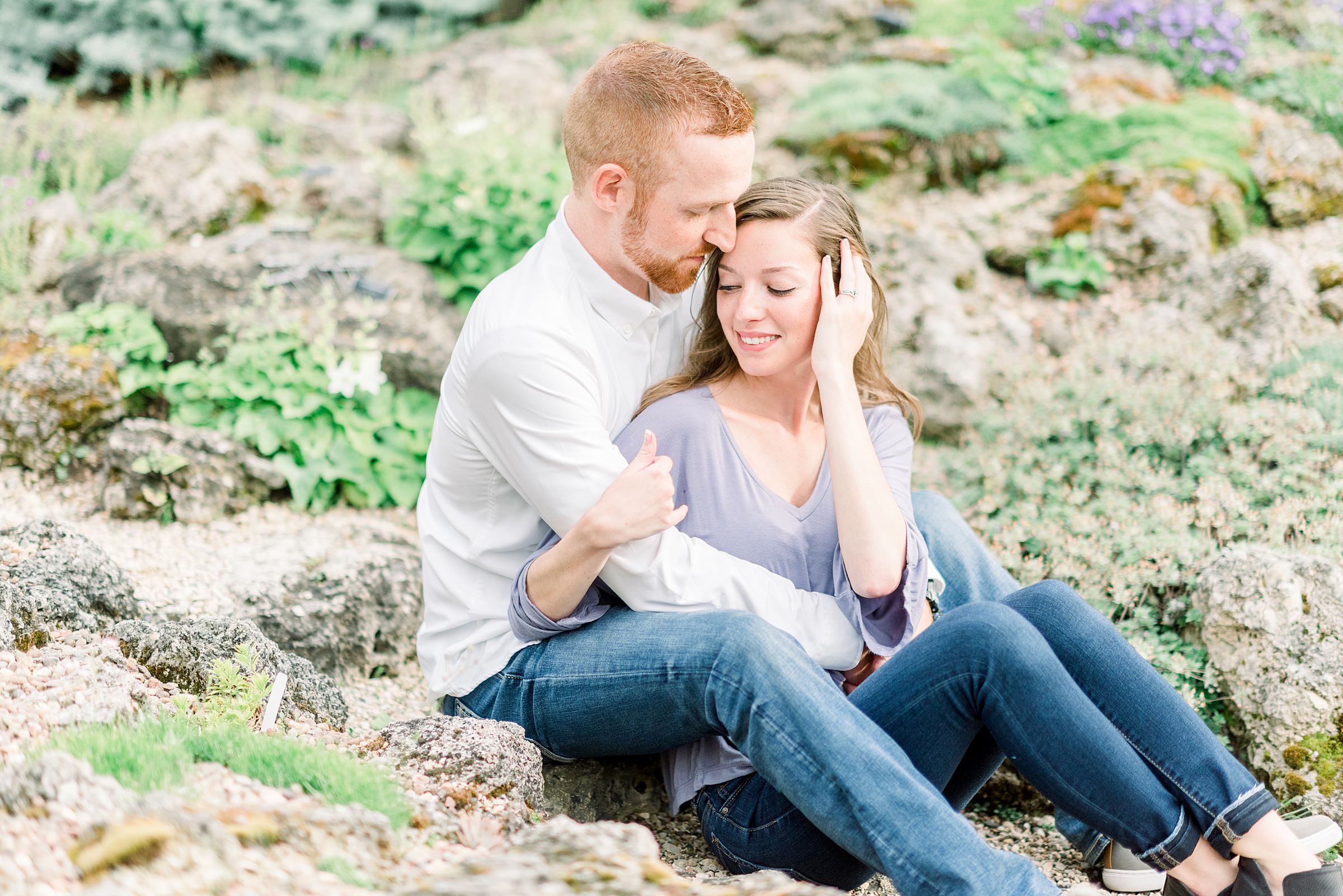 Allen Centennial Gardens Engagement Session