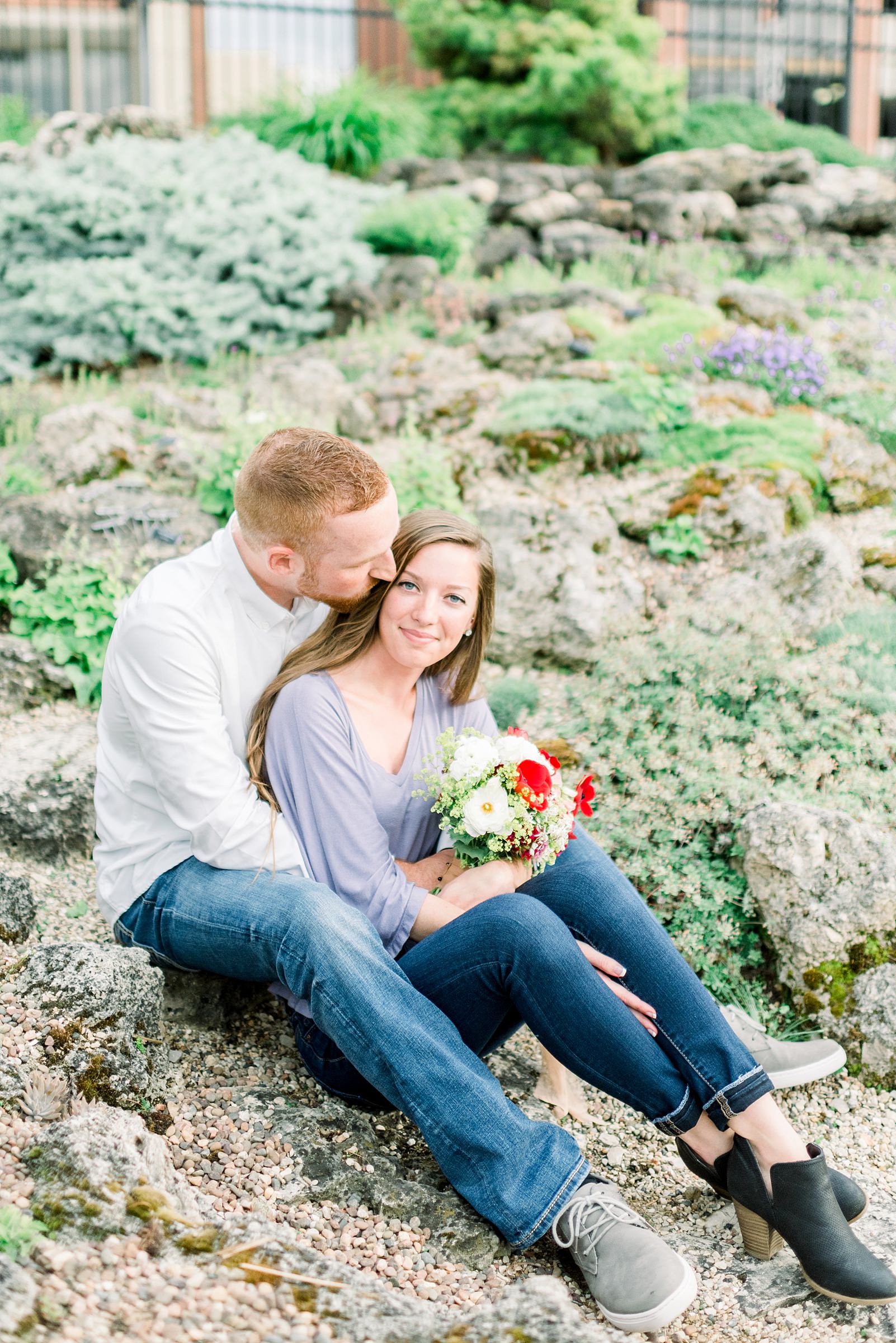 Allen Centennial Gardens Engagement Session